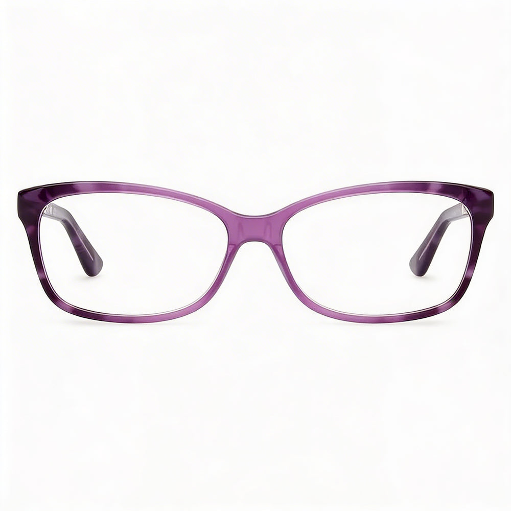 Gafas graduadas GUESS Gu2948-n para hombre con montura de plástico, rayas violetas brillantes, 53-14-140