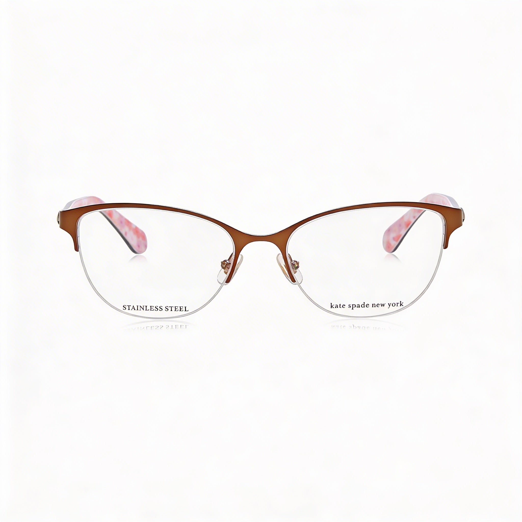 kate spade new york Gafas de sol de metal marrón mate para mujer Adalina 51mm, Photo 2