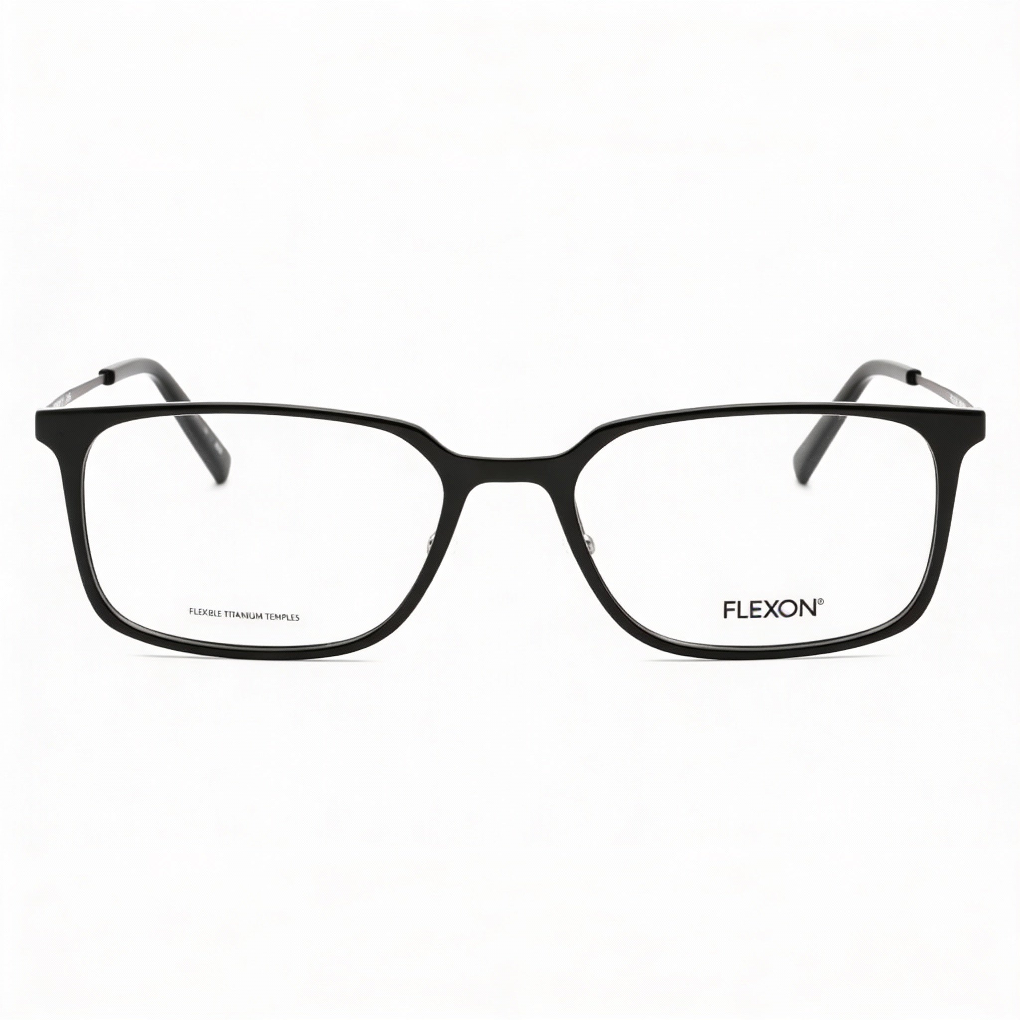 Flexon Ep8003 Unisex Black Acetate Frame Polarized Polycarbonate Lenses Sunglasses 55mm Lens Width, 18mm Bridge, 145mm Temple, Photo 2