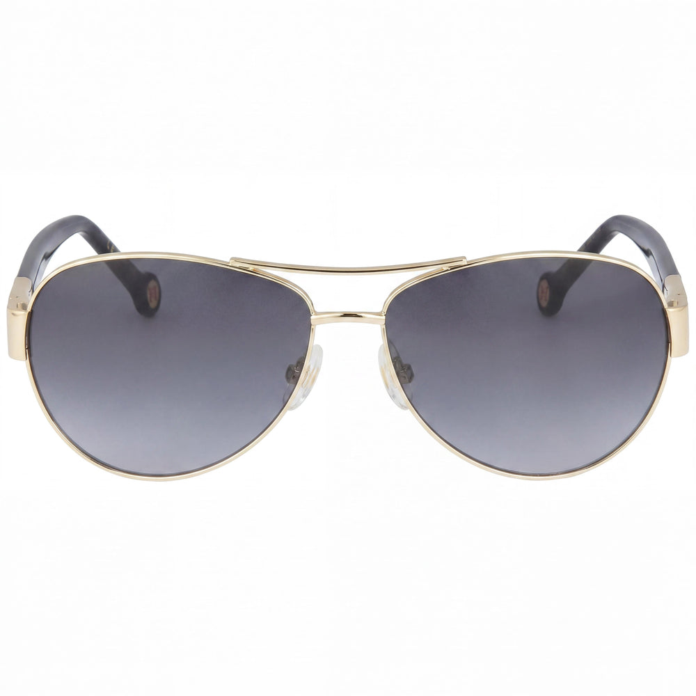 Carolina Herrera Her 0135/S Unisex Metal Dark Grey Shaded UV Protected Non-Polarized Sunglasses 59mm