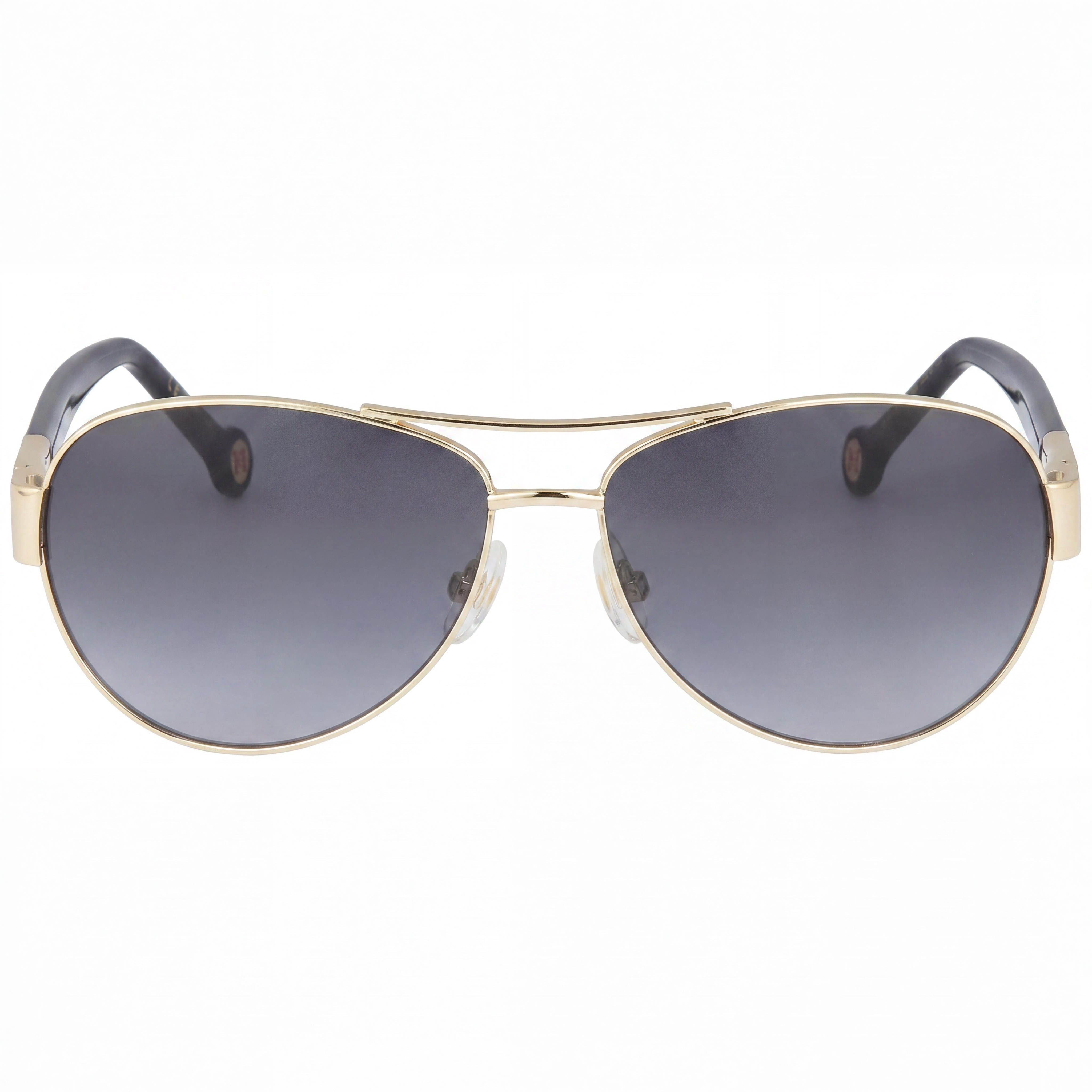 Carolina Herrera Her 0135/S Gafas de sol unisex de metal con protección UV y sombreado gris oscuro, no polarizadas, 59 mm, Photo 2