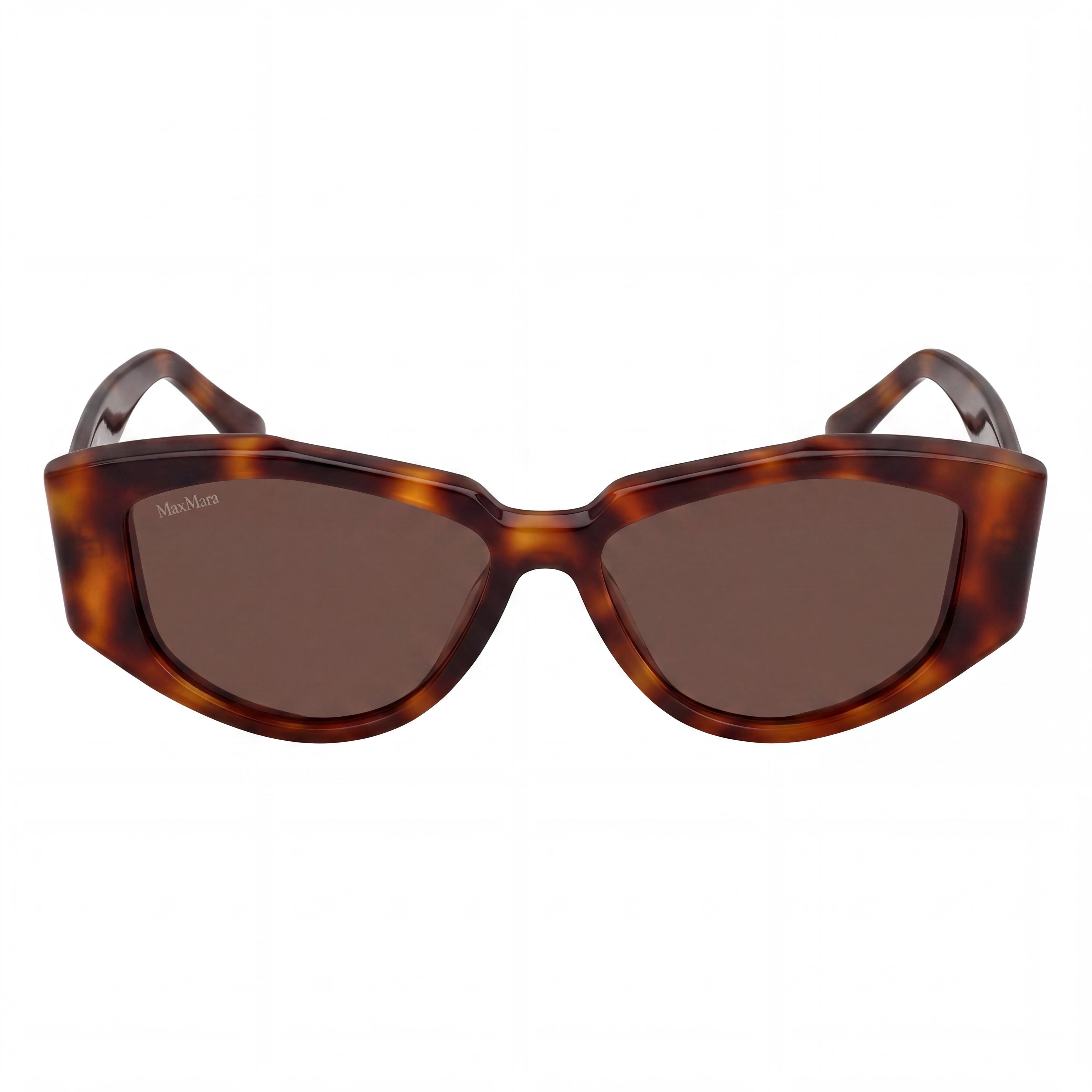 MaxMara Casual Women's Dark Havana Acetate Frame Sunglasses, 52mm Lens Width, 14mm Bridge, 140mm Temple, Photo 2
