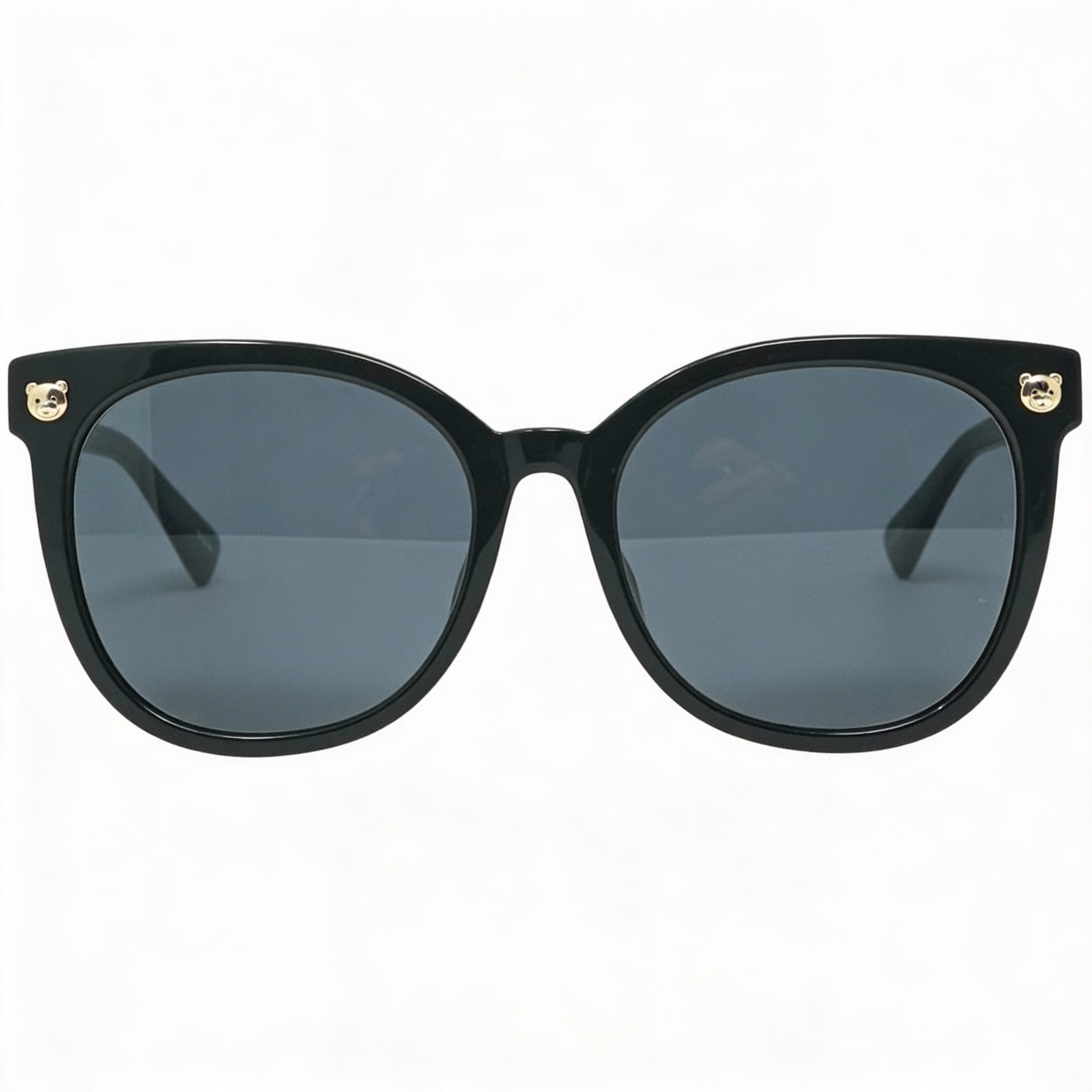 Gafas de sol Moschino MOS088/F/S Cat Eye de plástico negro y gris oscuro para mujer, 55 mm, 100 % protección UV, Photo 2