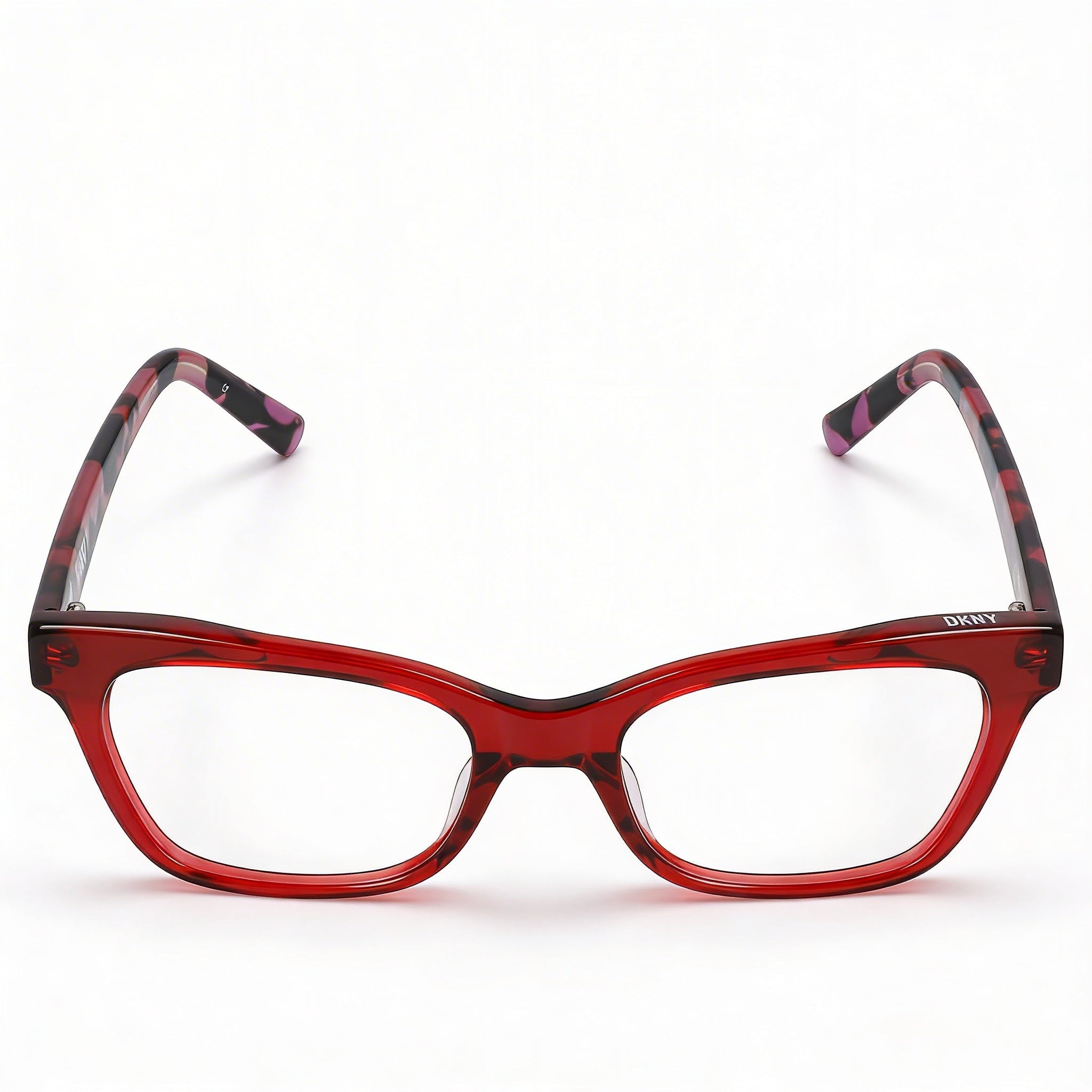 DKNY Dk5053 Unisex Sunglasses, Crystal Red Acetate Frame, Non-polarized Polycarbonate Lenses, 51mm, Photo 2