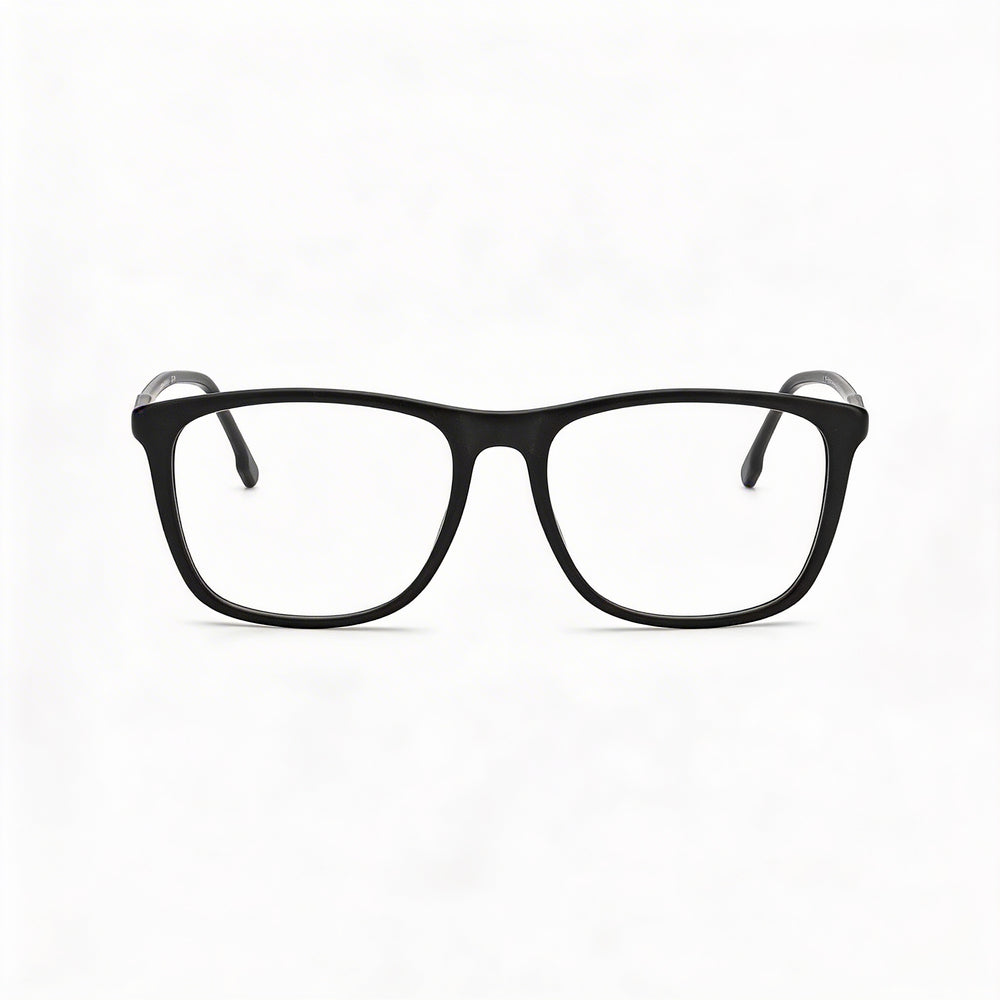 Carrera Carrera 263 Unisex Optical Eyeglasses in Matt Black Plastic with Matte Black Demo Lenses 55mm