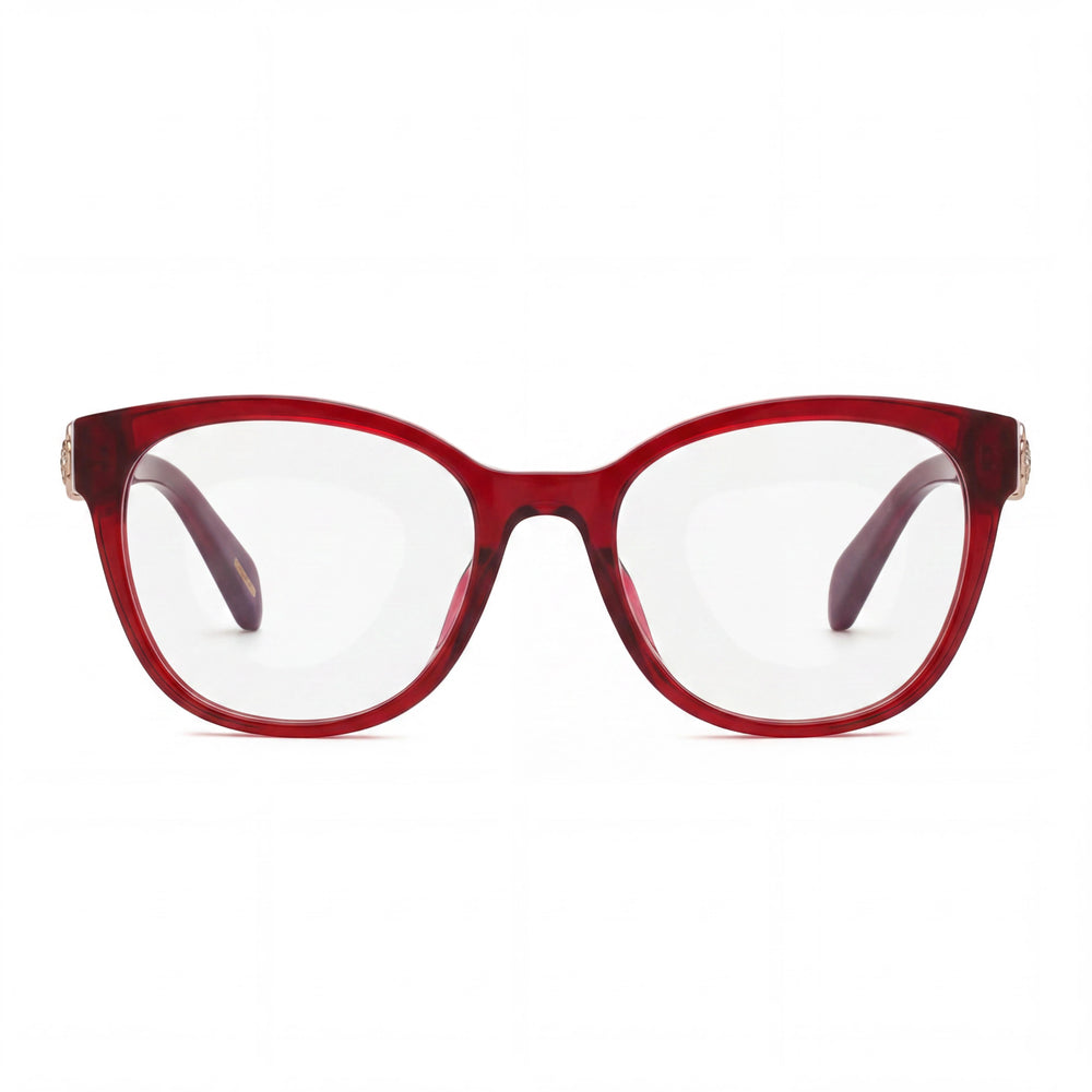 Chopard Modern Men’s Acetate Shiny Transparent Dark Burgundy 53mm