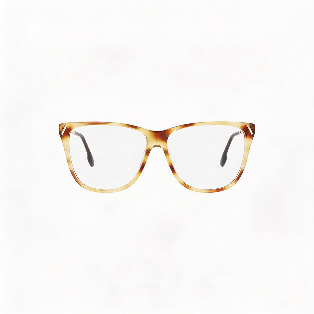 Victoria Beckham Modern VB2636 Men's Blonde Havana Acetate Frame Polycarbonate Lens Sunglasses 56 Millimeters