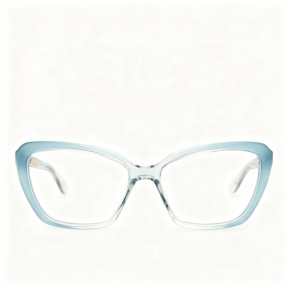 Gafas de sol GUESS GU50115 para mujer, montura turquesa degradada, cristales multicolor, talla 2-14-140