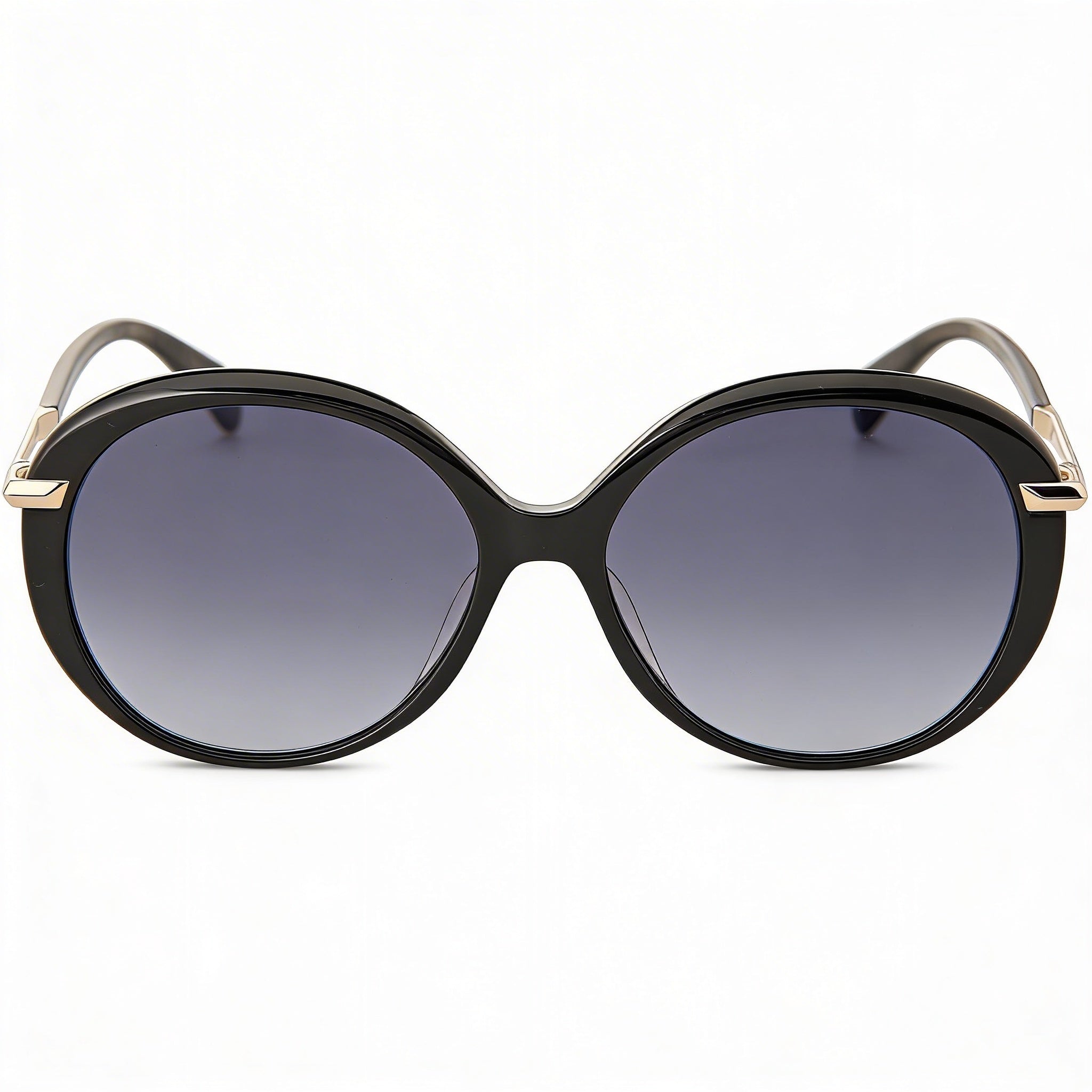 Rag & Bone Modern Heritage Women’s Black Grey Acetate Frame Dark Grey Shaded Polycarbonate Non-Polarized 56mm Sunglasses, Photo 2