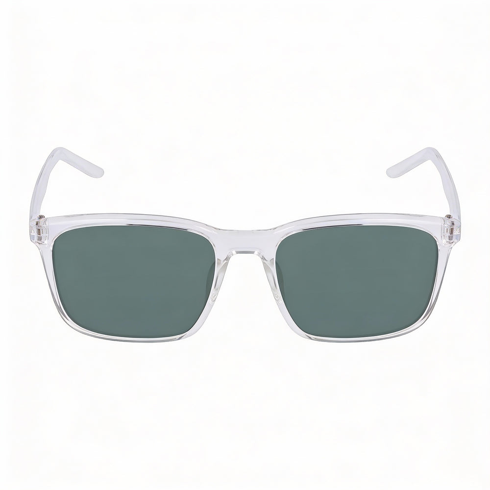 Nike Classic Unisex INJECTED Frame UV Protection Sunglasses Clear Polar Green 57mm