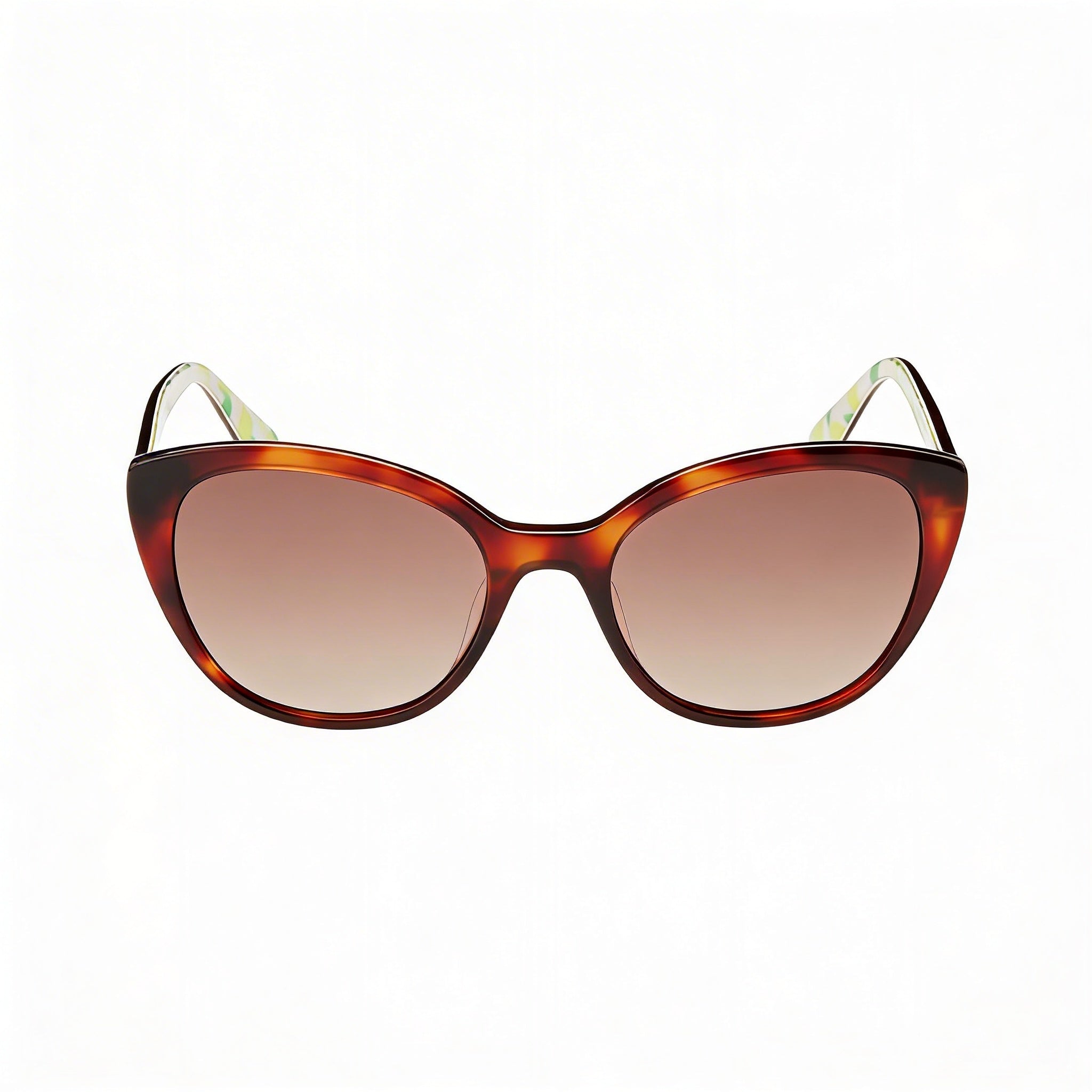 kate spade new york Casual Women's UV Protected Acetate Havana Beige Brown Brown Shaded Lens Sunglasses 55mm, Photo 2