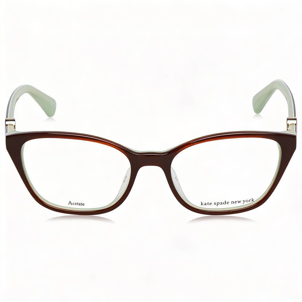 Gafas de sol unisex de plástico marrón Emmalee de Kate Spade New York, 49 mm