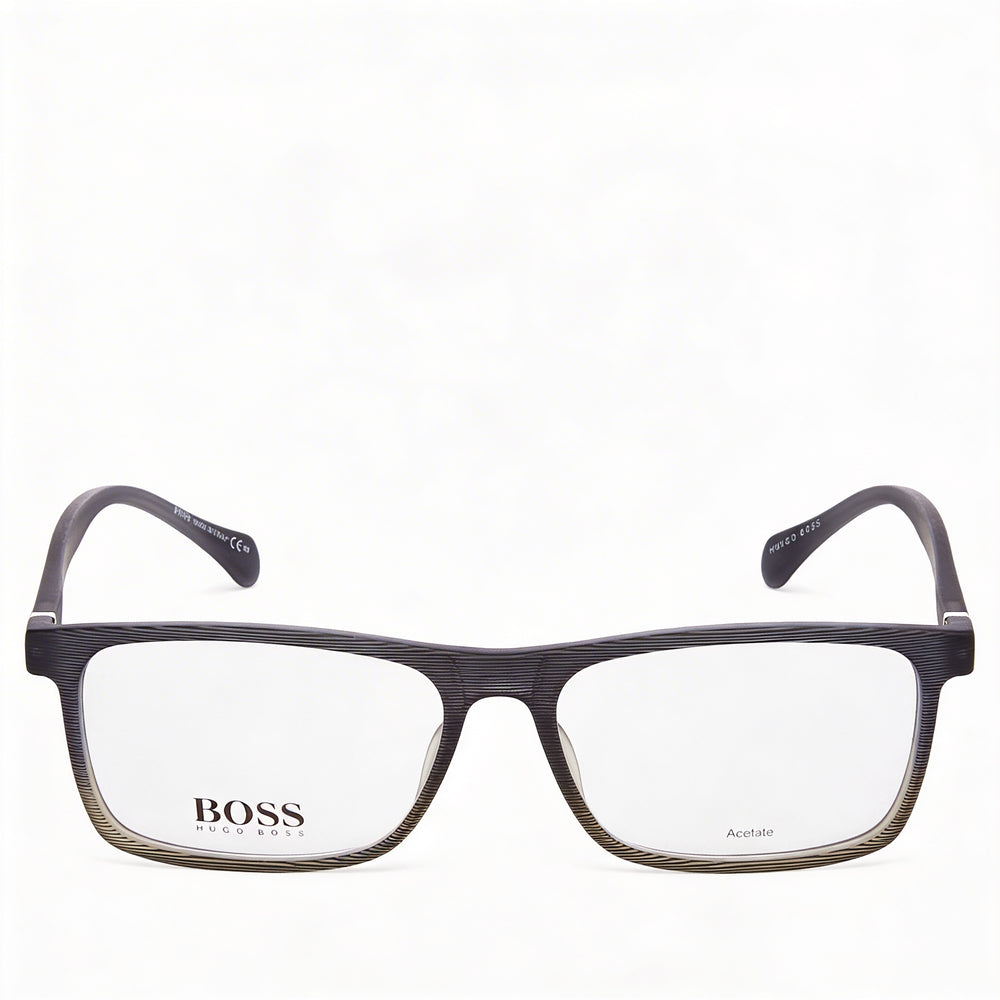 Hugo Boss Systems Boss 1084/It Men's Acetate Frame, Polycarbonate Non-Polarised Lenses Sunglasses, Grey Brown Pattern, 56mm