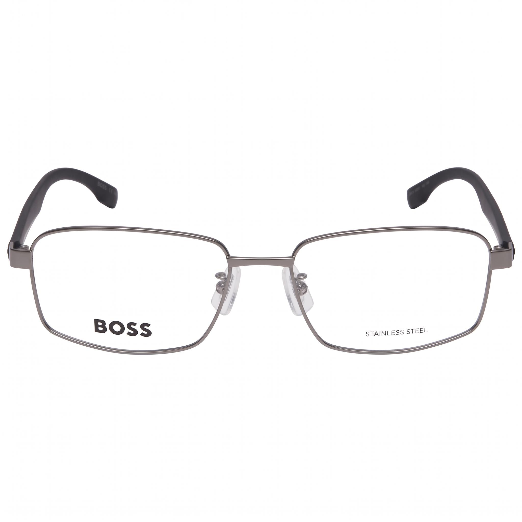 BOSS 1470/F Unisex Eyewear with Metal Frame, Polycarbonate Lenses, Matte Ruthen 57mm, Photo 2