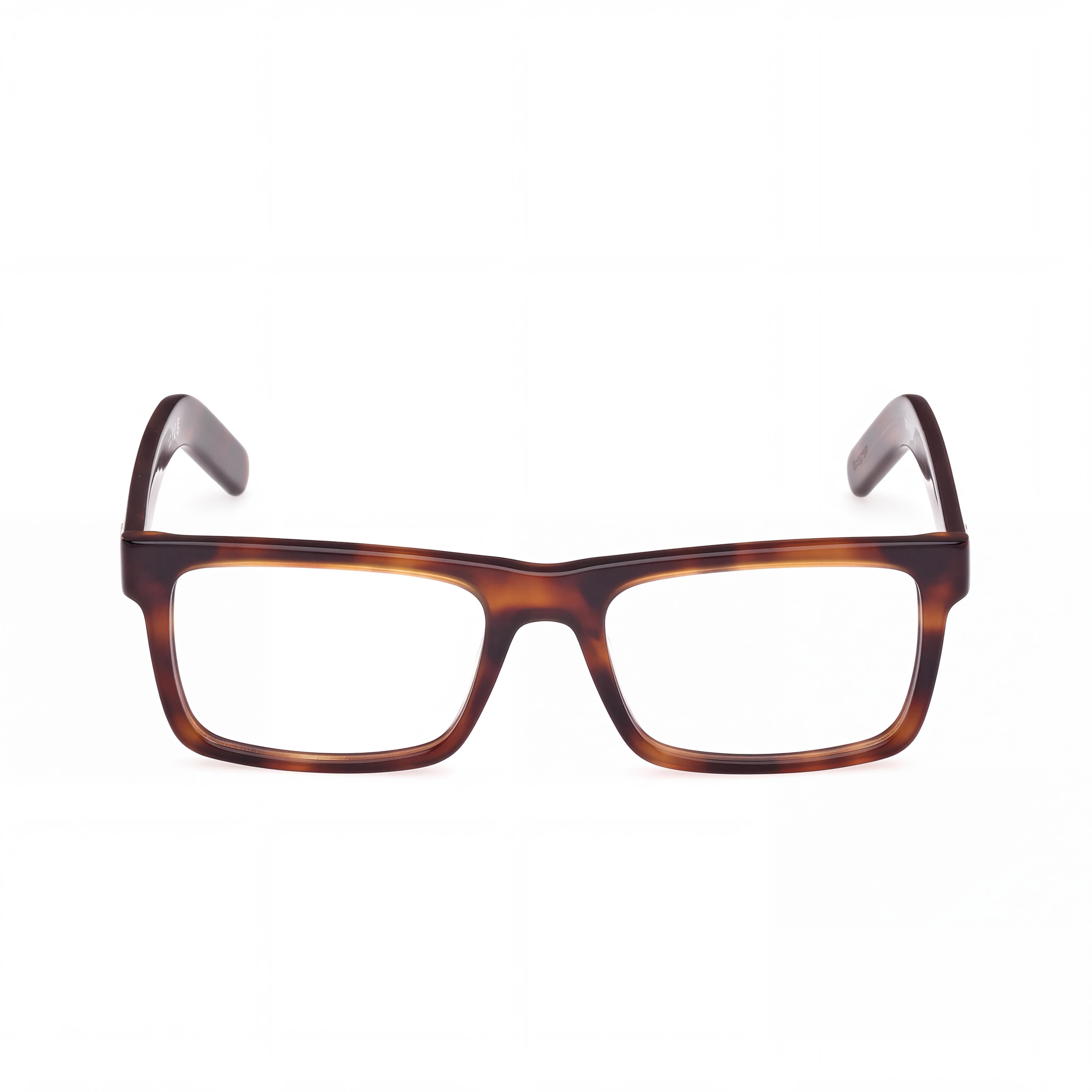 adidas Originals Or5107 Men's Dark Havana Plastic Frame Optical Eyeglasses with Clear Polycarbonate Lenses 53mm, Photo 2