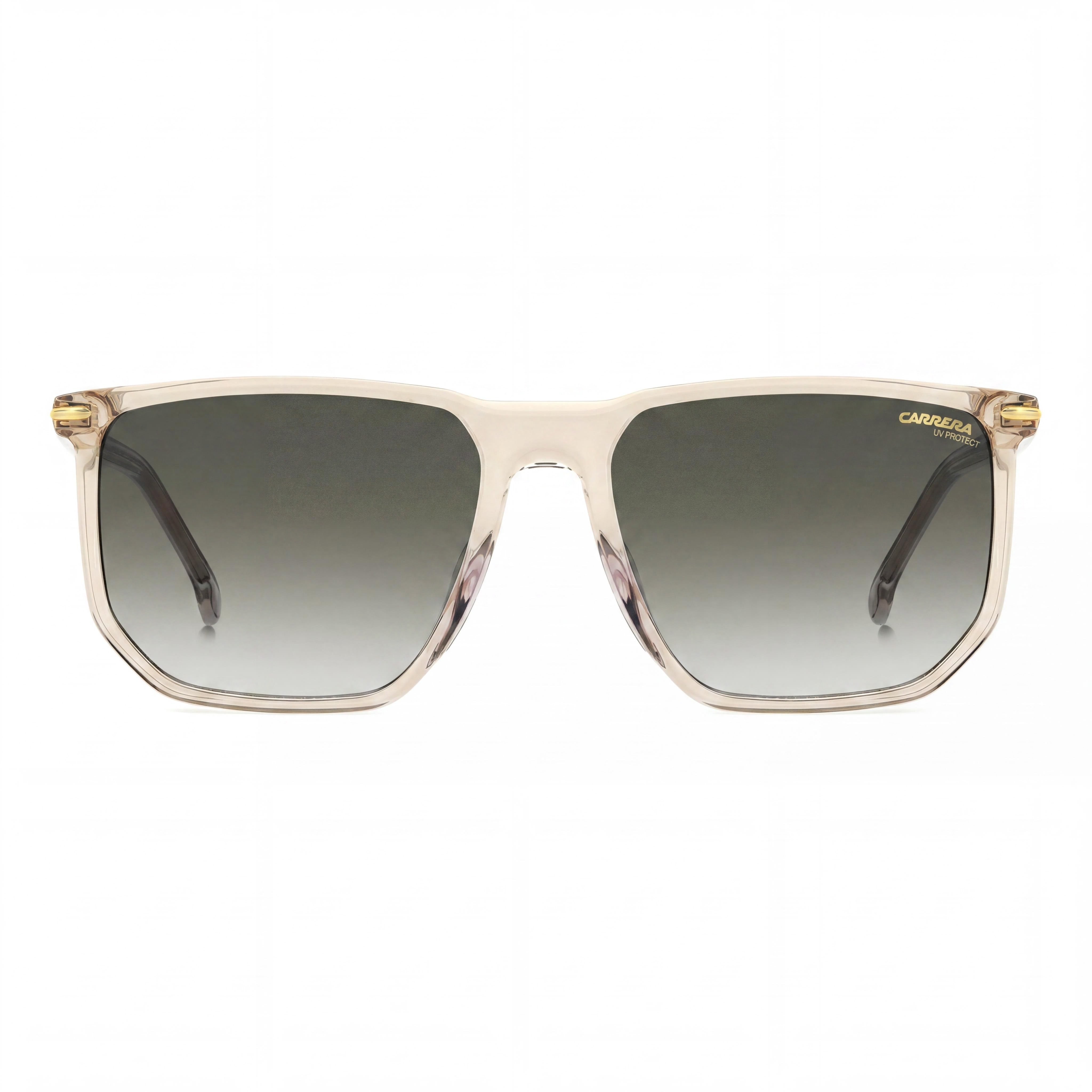 Gafas de sol unisex Carrera Casual con montura de acetato rosa, lentes con sombreado verde y protección UV 100 %, 58 mm, Photo 2