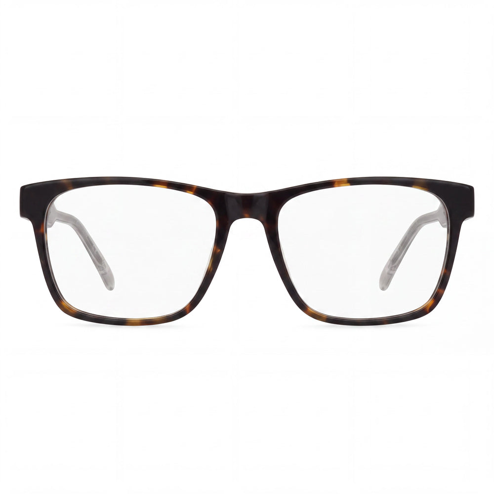 Skechers Women's Se3384 Dark Havana Plastic Frame Eyeglasses with Non-Polarized Lenses 54-17-145mm