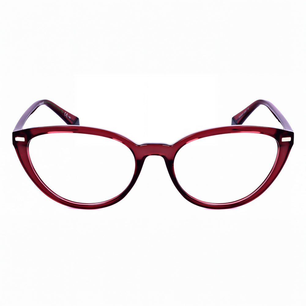 Polaroid Pld D432 Women's Transparent Red Injected Eyeglasses 53mm