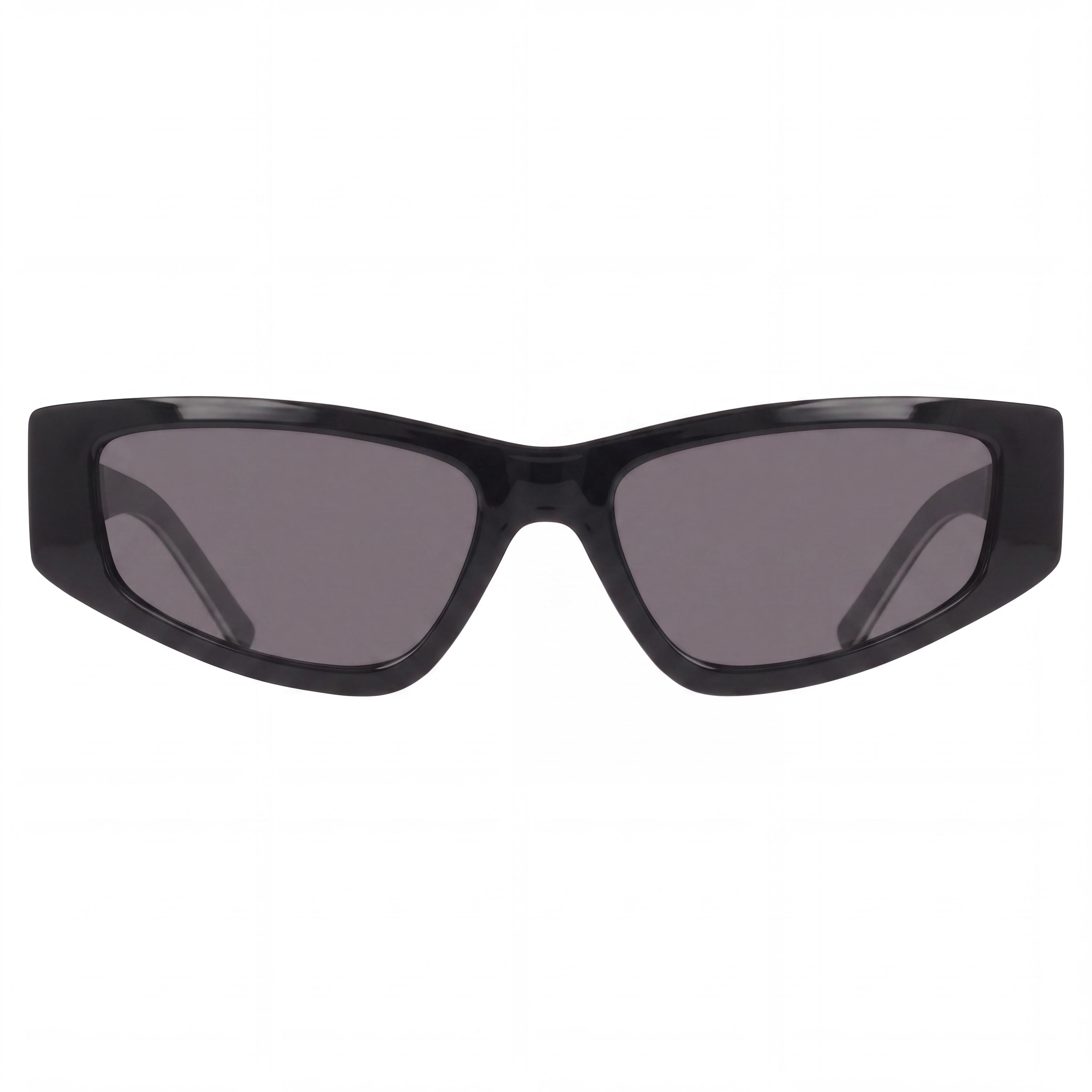 DKNY Classic Women's Black Acetate Sunglasses with Solid Smoke Lenses 100% UV Protection 55mm, Photo 2