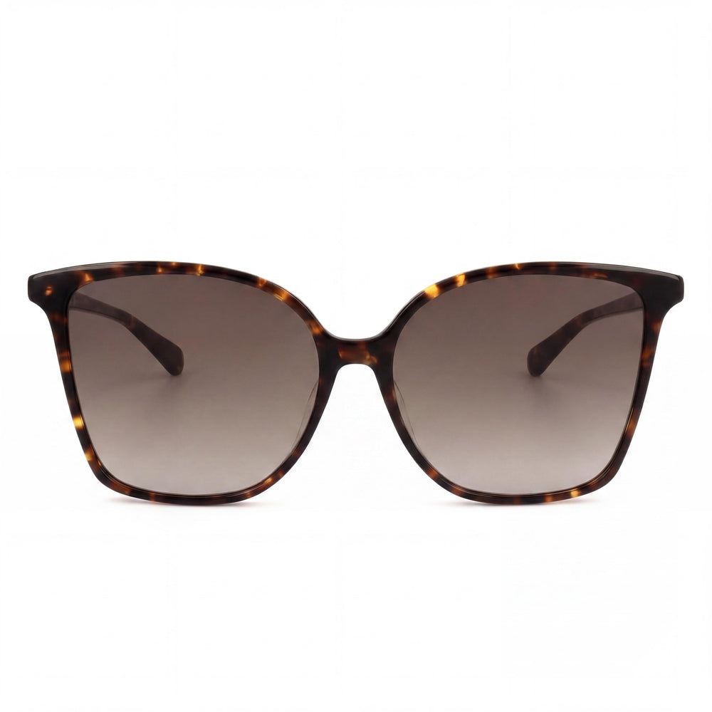 Kate Spade New York BRIGITTE/F/S Gafas de sol para mujer con montura ojo de gato de acetato, color marrón habano degradado, protección UV, 58 mm
