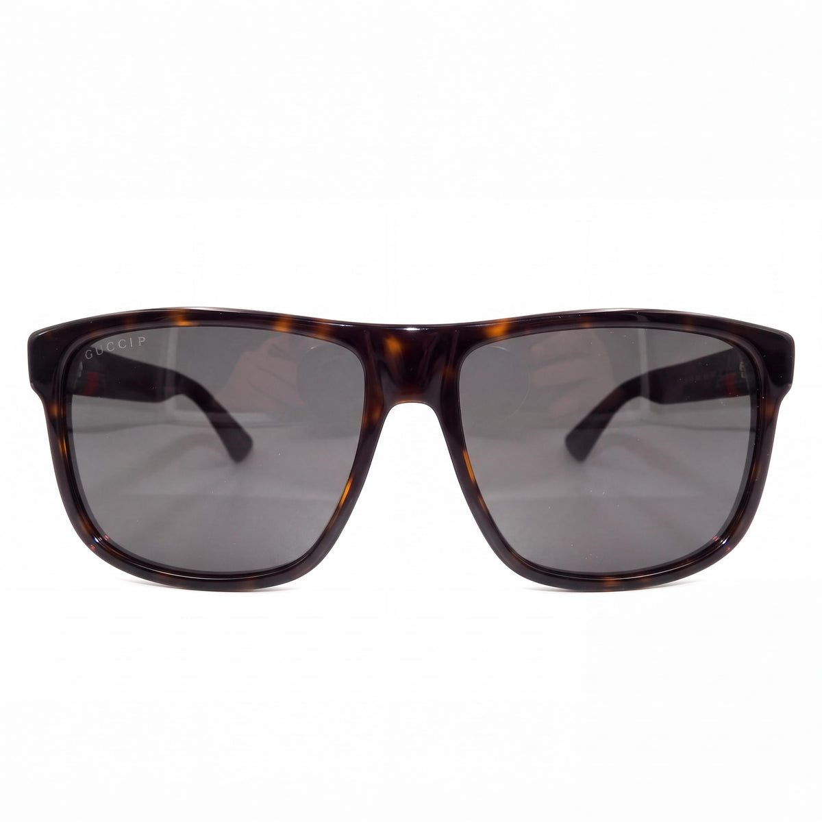 Gucci GG0010S Unisex Multicolour Plastic Frame Lightweight Dark Grey UV Protection Sunglasses 58mm, Photo 2