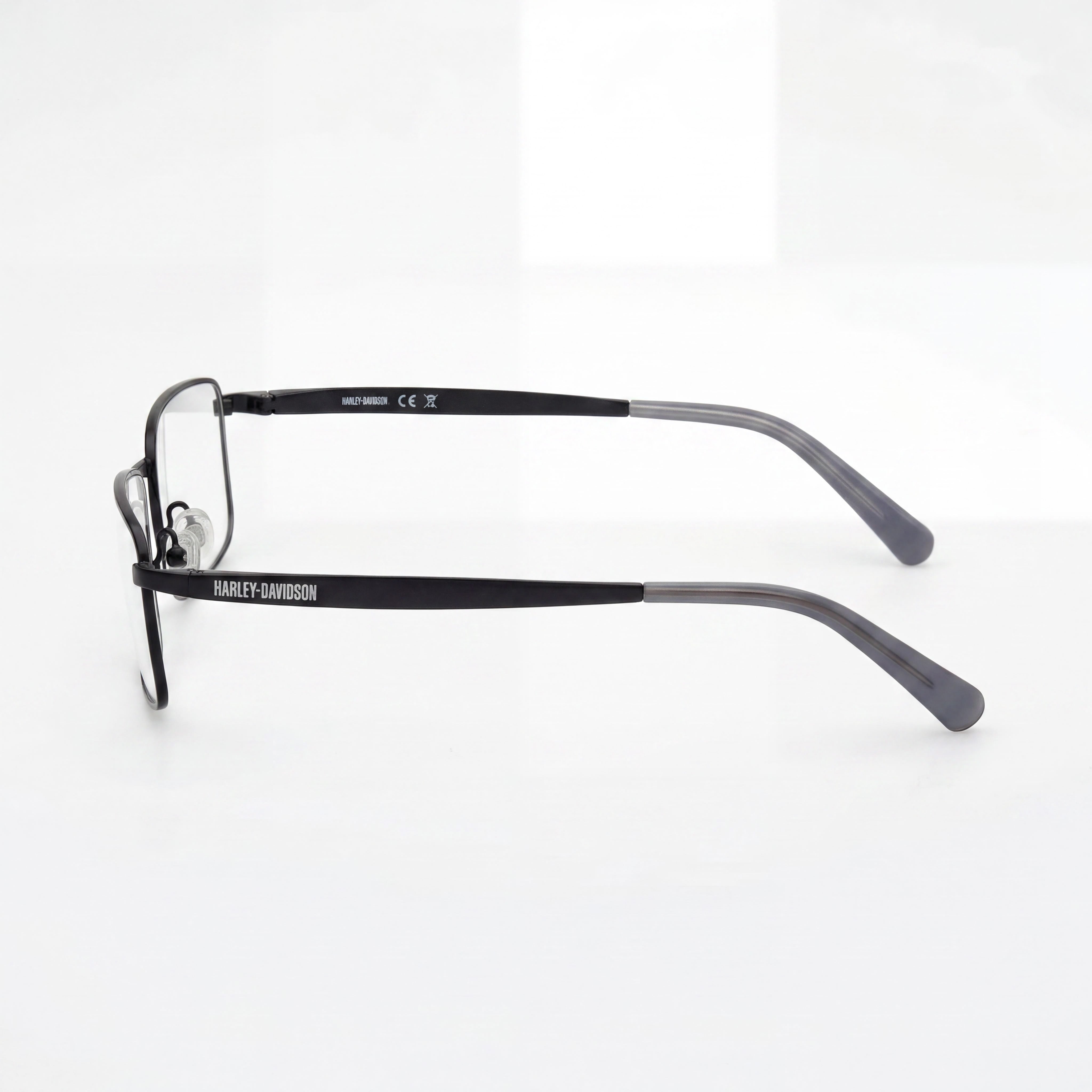 Harley-Davidson Casual Unisex Metal Eyewear with Matte Blue Frame and Blue Polycarbonate Lenses 57-18-145, Photo 2