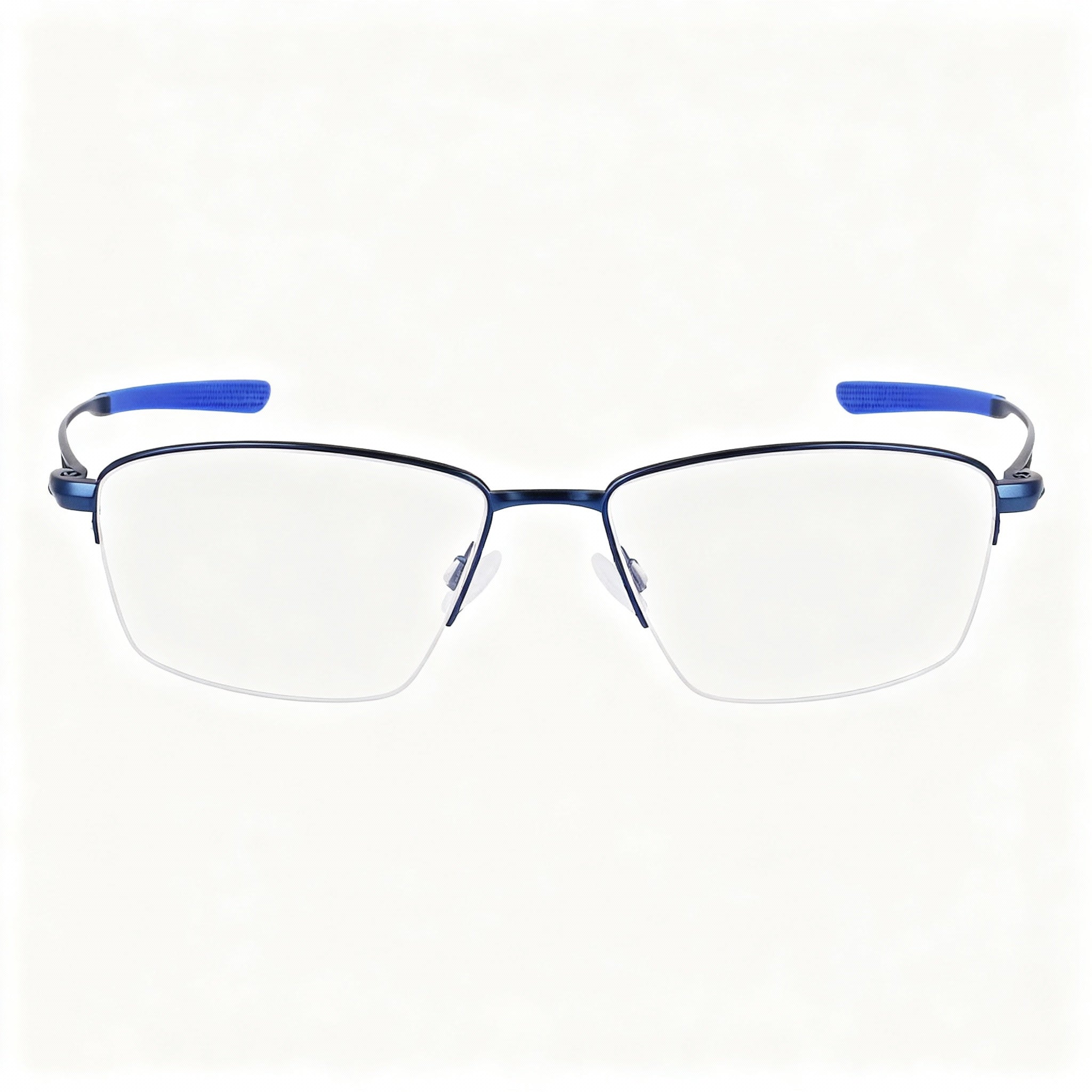 Nike 6045 Men's Titanium Eyeglass Frames Satin Navy 54-17-145, Photo 3