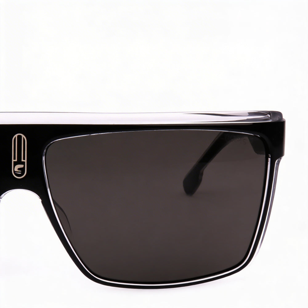 Carrera Contemporary Unisex Propionate Black Crystal Eyewear with Grey Polarized Lenses & UV Protection 63mm