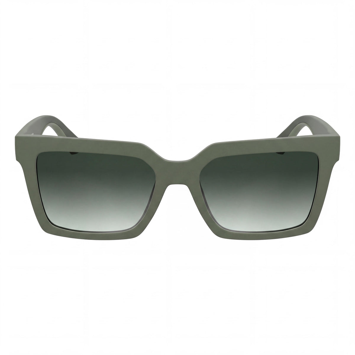Calvin Klein Jeans Ckj25602s Unisex Rectangular Sunglasses with UV Protection, Matte Sage Plant-Based Plastic Frame, Gradient Green Lenses 54mm, Photo 2
