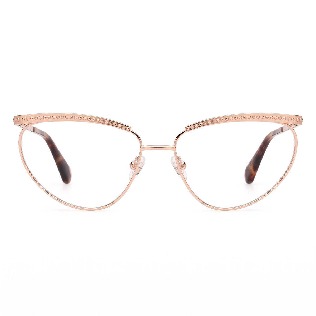 Max & Co. Mo5136 Women's Eye Glasses with Shiny Rose Gold Frame, Lens 55mm, Bridge 15mm, Temple 140mm, Photo 2