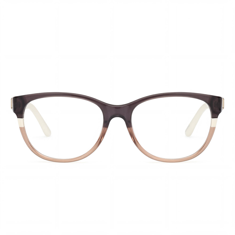 Gafas Guess GU2980 redondas para mujer, color gris/a rayas, 50 mm