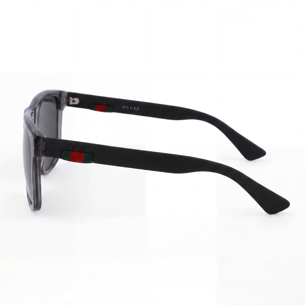 Gafas de sol de hombre Gucci Gg0010s-004-58 cuadradas de plástico gris con protección UV y antirreflectante 58mm