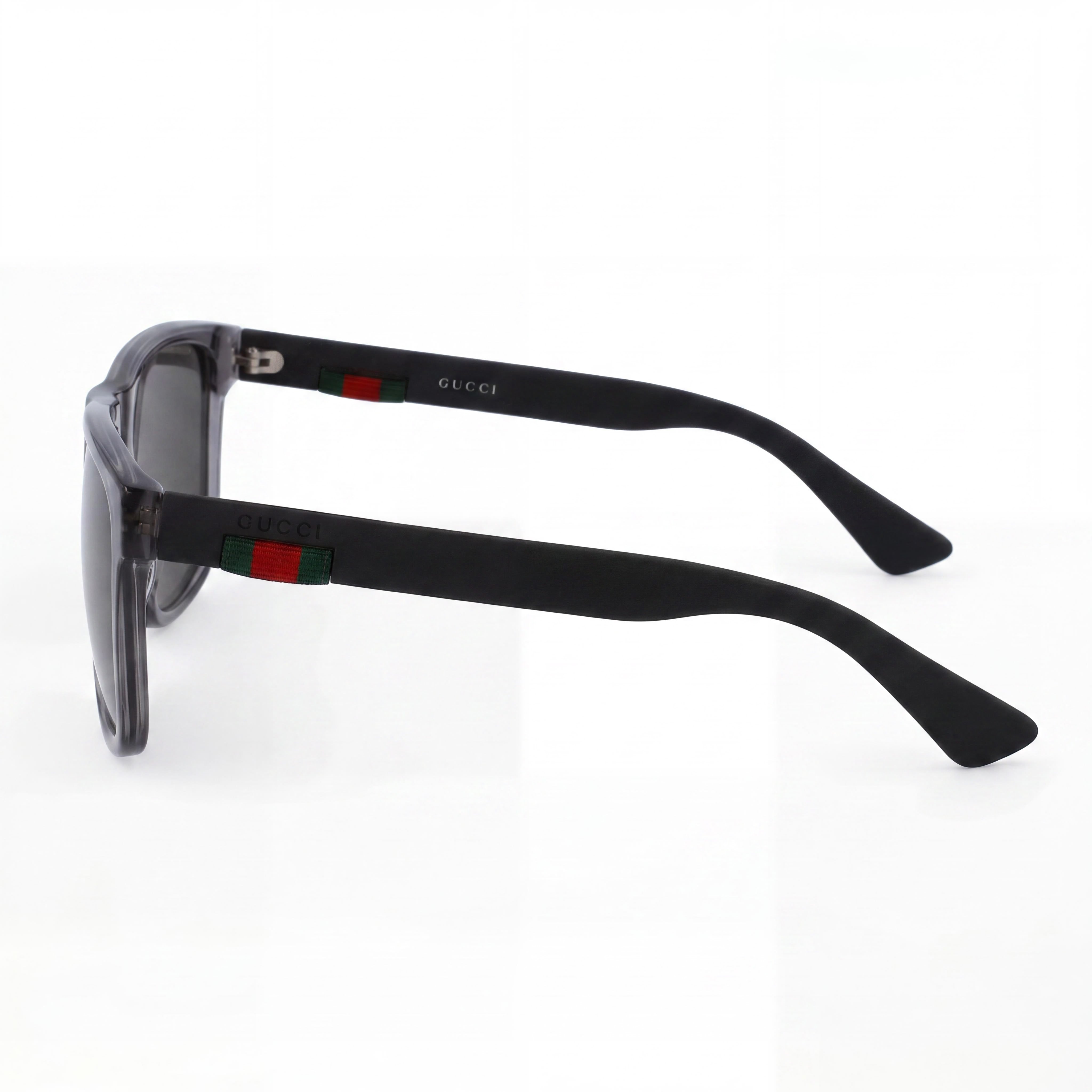 Gucci Gg0010s-004-58 Men's Grey Plastic Square UV Protected Anti-Reflective Sunglasses 58mm, Photo 3