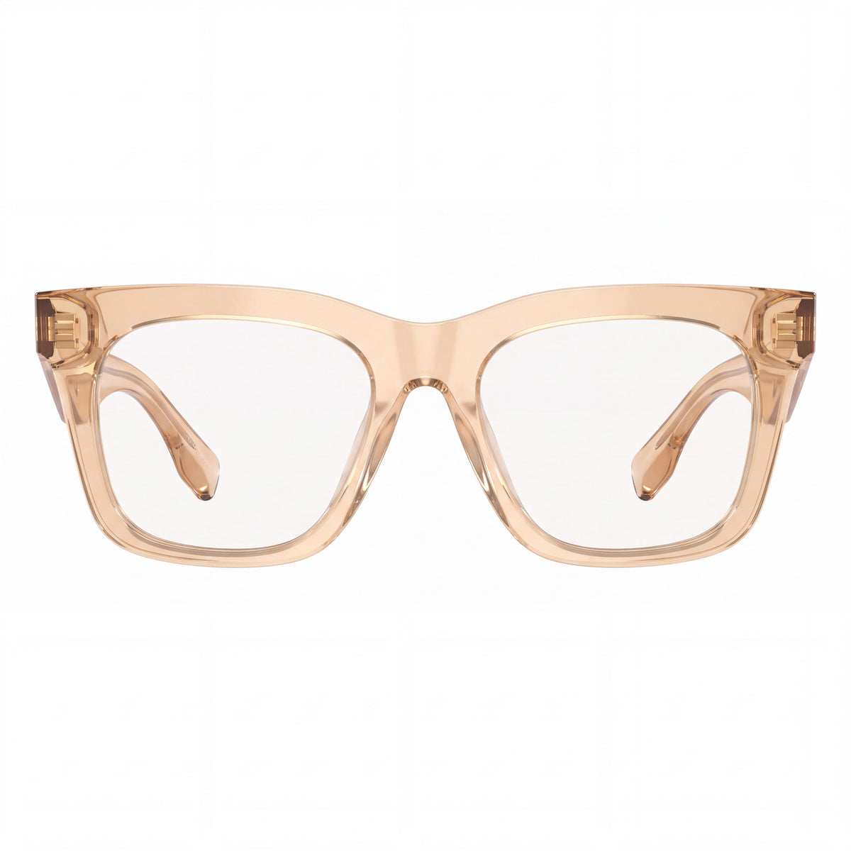 Montura de gafas clásica unisex BURBERRY en color marrón, con lentes de demostración transparentes y listas para graduar., Photo 2