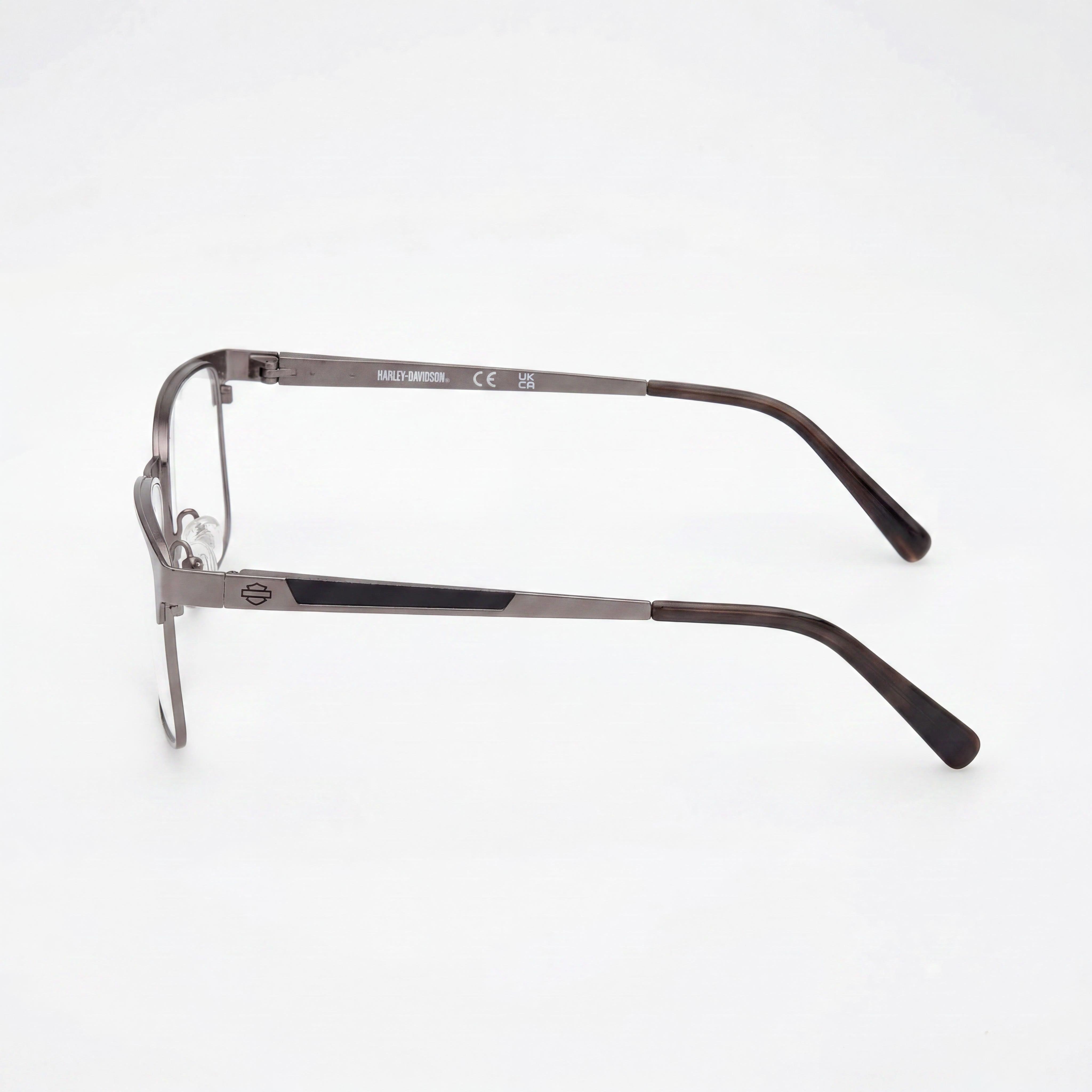 Harley-Davidson Men's Hd50074 Eyewear with Gunmetal Frame in Matte Gunmetal and Polycarbonate Lenses - Size 55/18/145, Photo 2