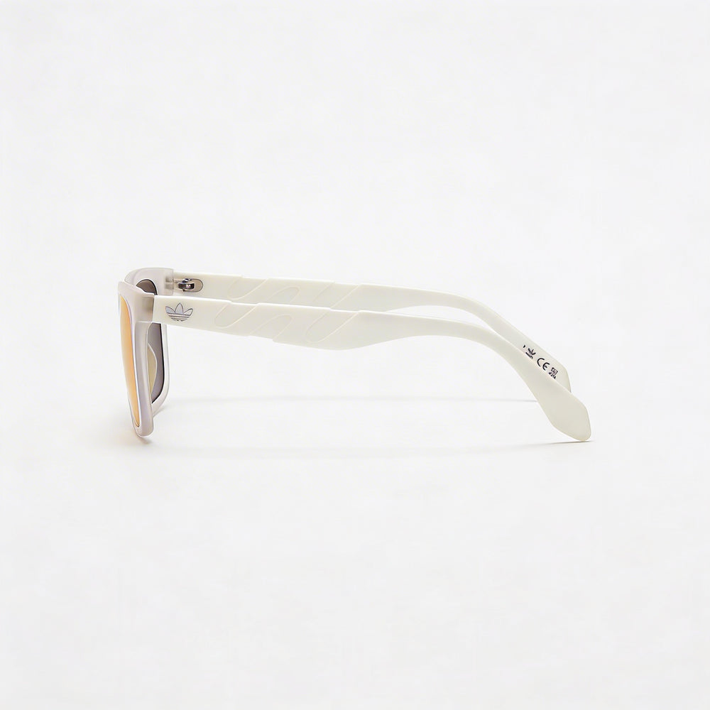 Gafas de sol adidas para hombre con protección UV 100 %, montura de plástico TR90 con degradado de cristal, lentes violeta espejadas degradadas, 53 mm