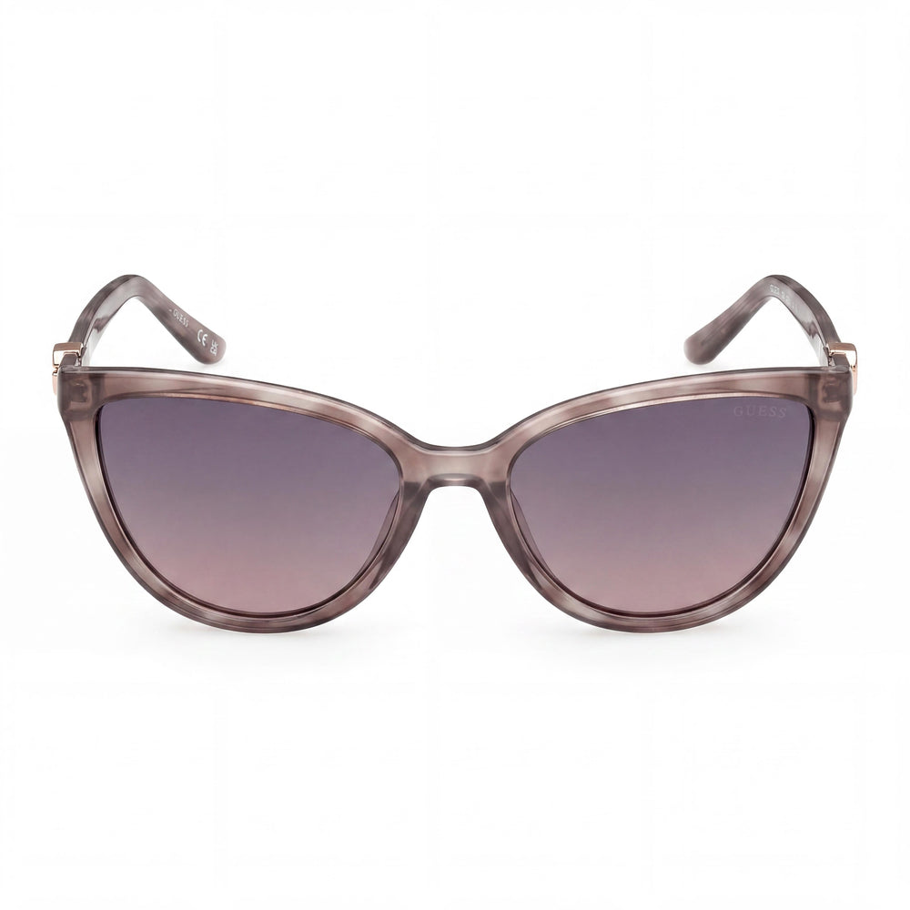 Gafas de sol informales GUESS para mujer, montura de plástico no polarizada, gris avana, protección UV 400, 55-17-140