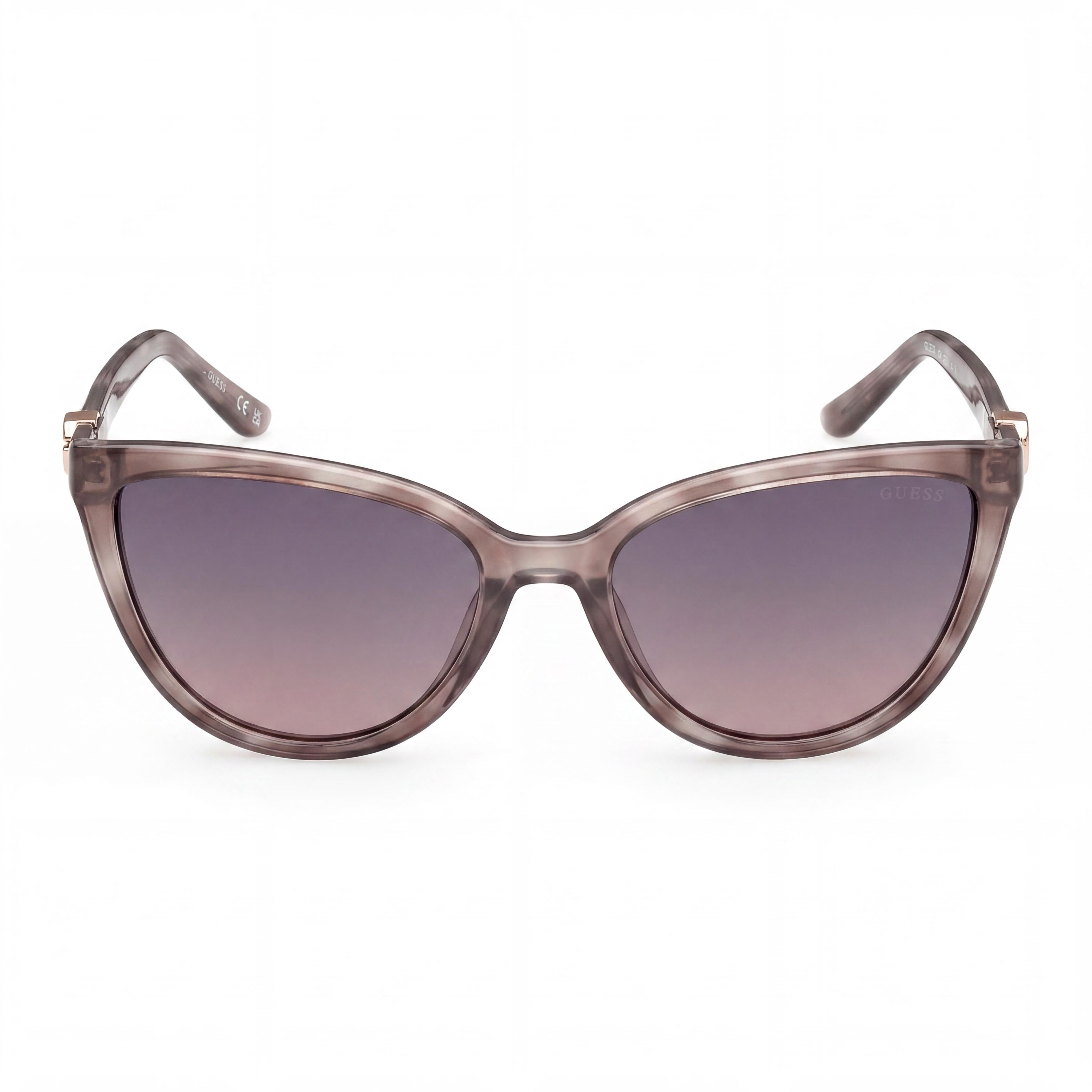 Gafas de sol informales GUESS para mujer, montura de plástico no polarizada, gris avana, protección UV 400, 55-17-140, Photo 2