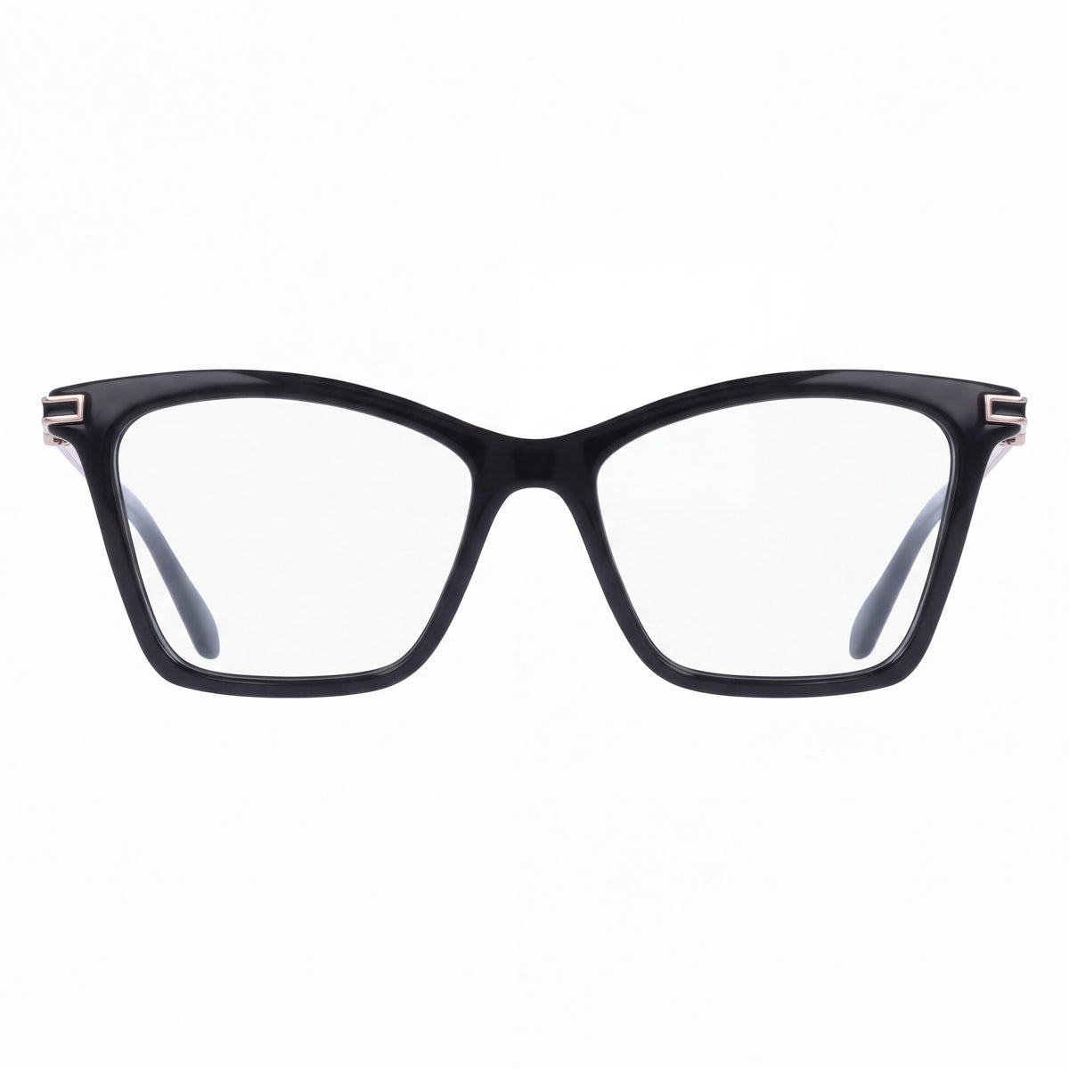 Gafas para hombre Ferragamo Sf3024 con montura de plástico multicolor y lentes transparentes, 53 mm de ancho de lente, Photo 2