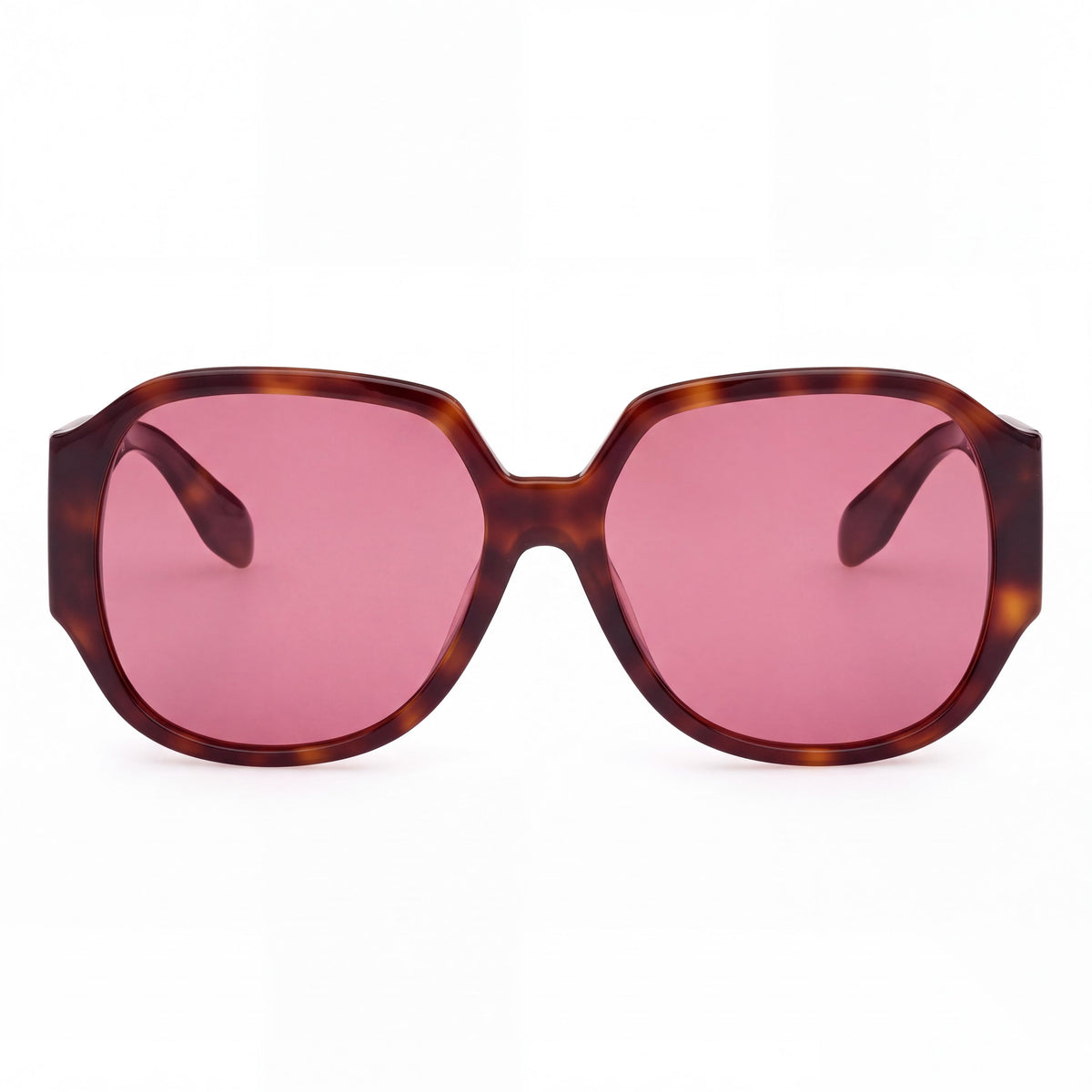 adidas Originals OR0098 Women's Blonde Havana Plastic Frame Sunglasses with Bordeaux UV Lenses 59mm, Photo 2