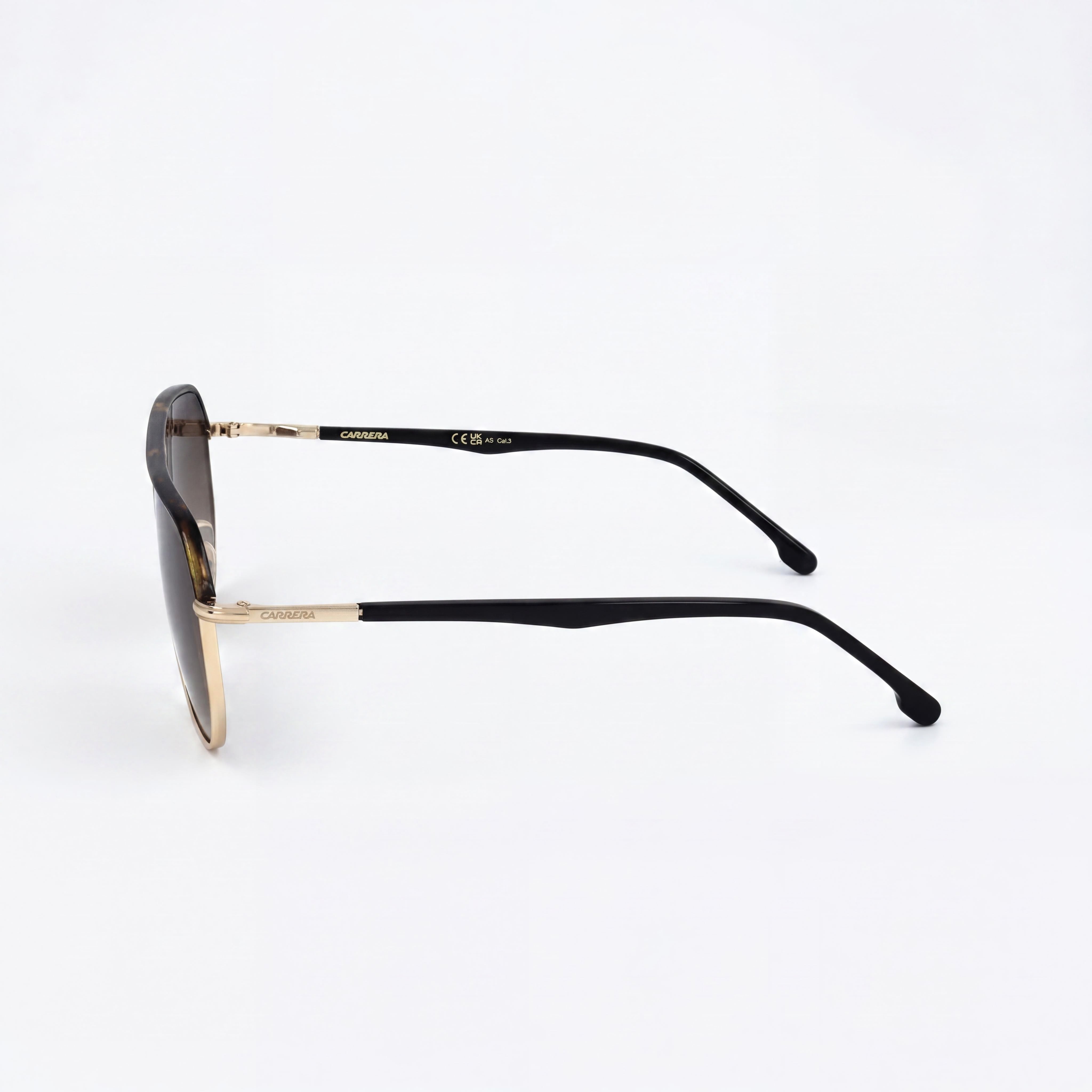 Carrera Classic Men's Stainless Steel Gold Havana Gradient Brown UV Protected 59mm Sunglasses, Photo 3