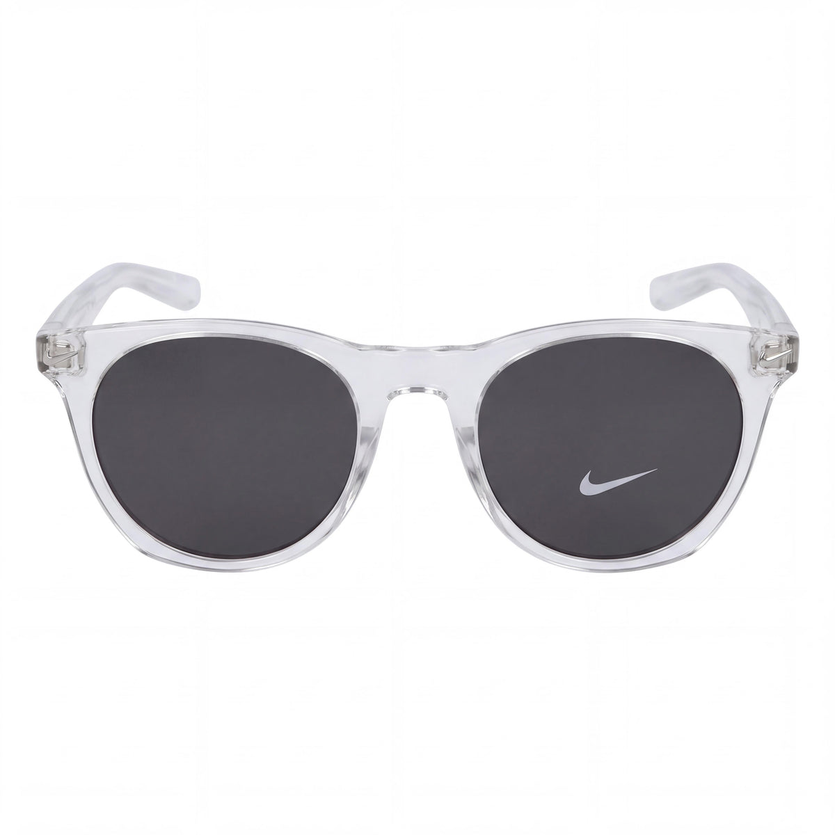 Nike Essential Horizon Ev1118 Unisex Transparent Plastic Sunglasses Dark Grey Lenses UV Protection 51mm, Photo 2