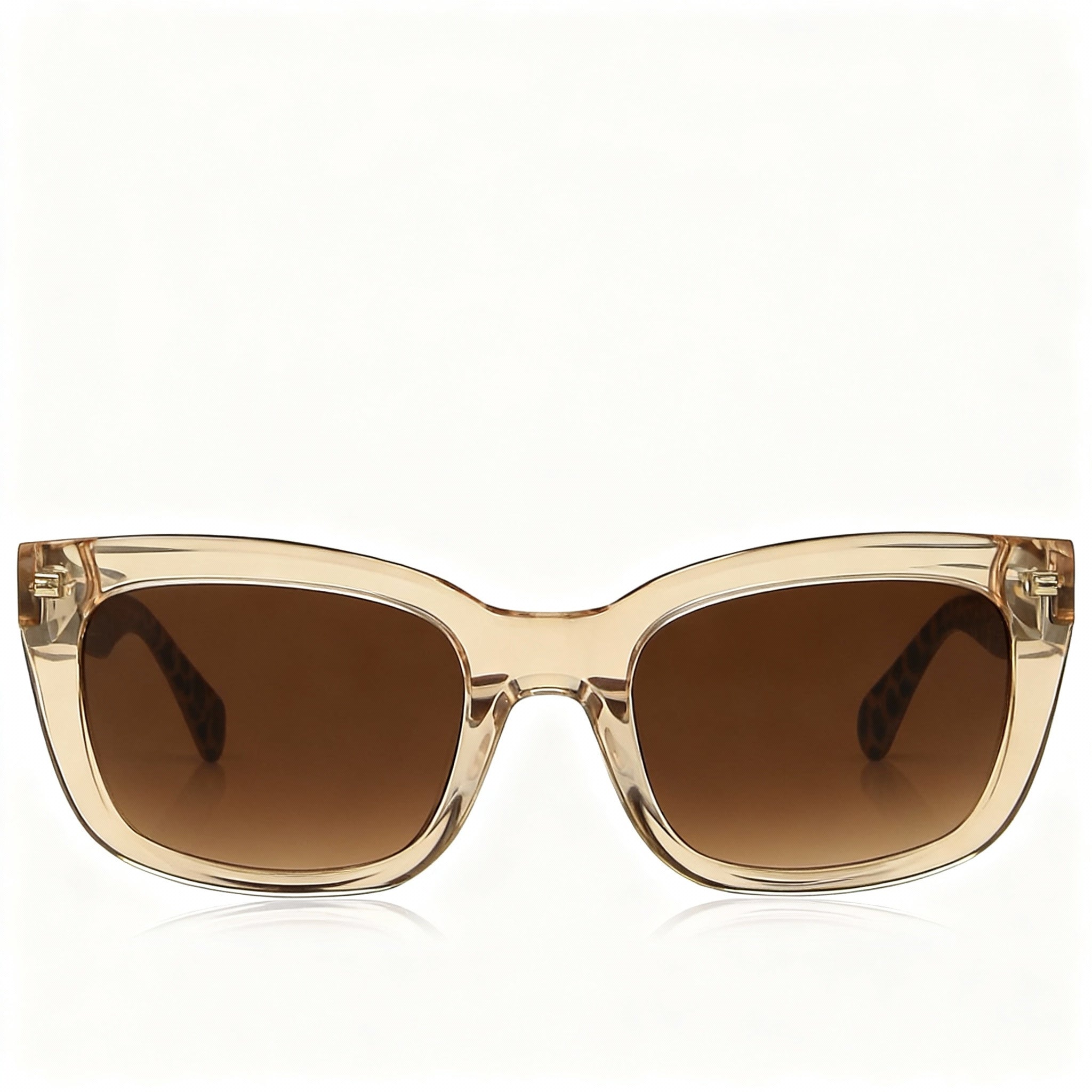 kate spade new york Tammy/S Women's Transparent Beige Brown Acetate Gradient Brown Sunglasses 53mm, Photo 3