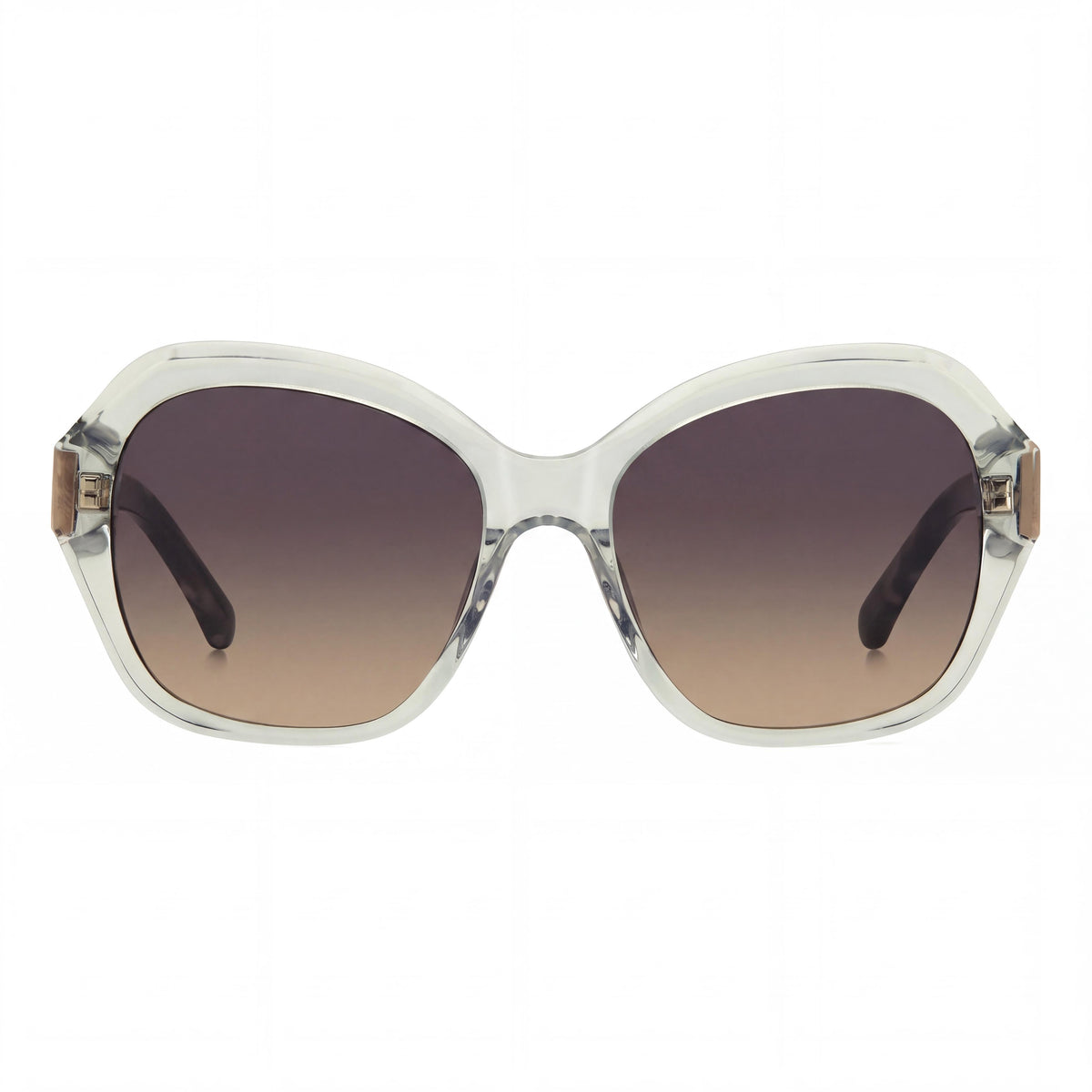 kate spade new york LOTTIE/G/S Women's Green Acetate Non-Polarized Sunglasses with Grey Brown Doubleshade Lenses 55-17-140, Photo 2