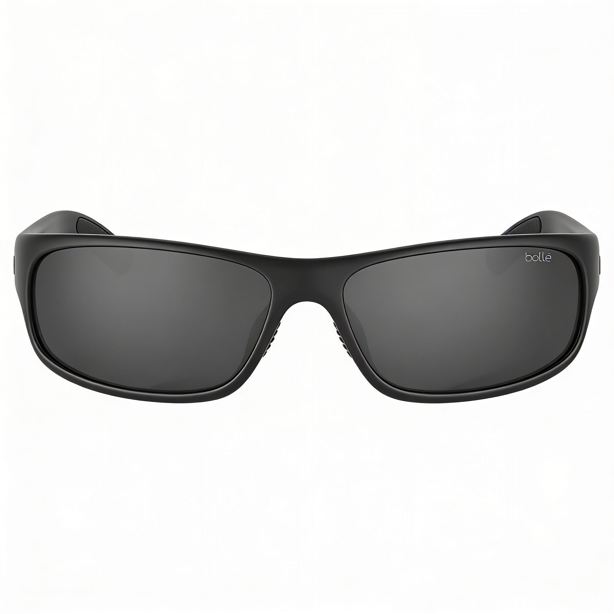 Gafas de sol modernas unisex Bollé con montura de policarbonato negro y lentes polarizadas de policarbonato TNS, 64 mm, Photo 2