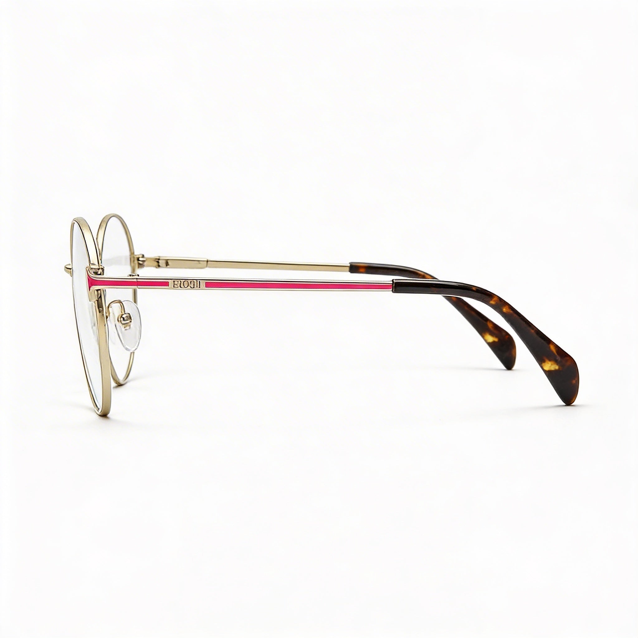 Gafas de vista TOUS Classic para mujer en acero inoxidable dorado claro con lentes transparentes de demostración, graduadas, 51 mm, Photo 3