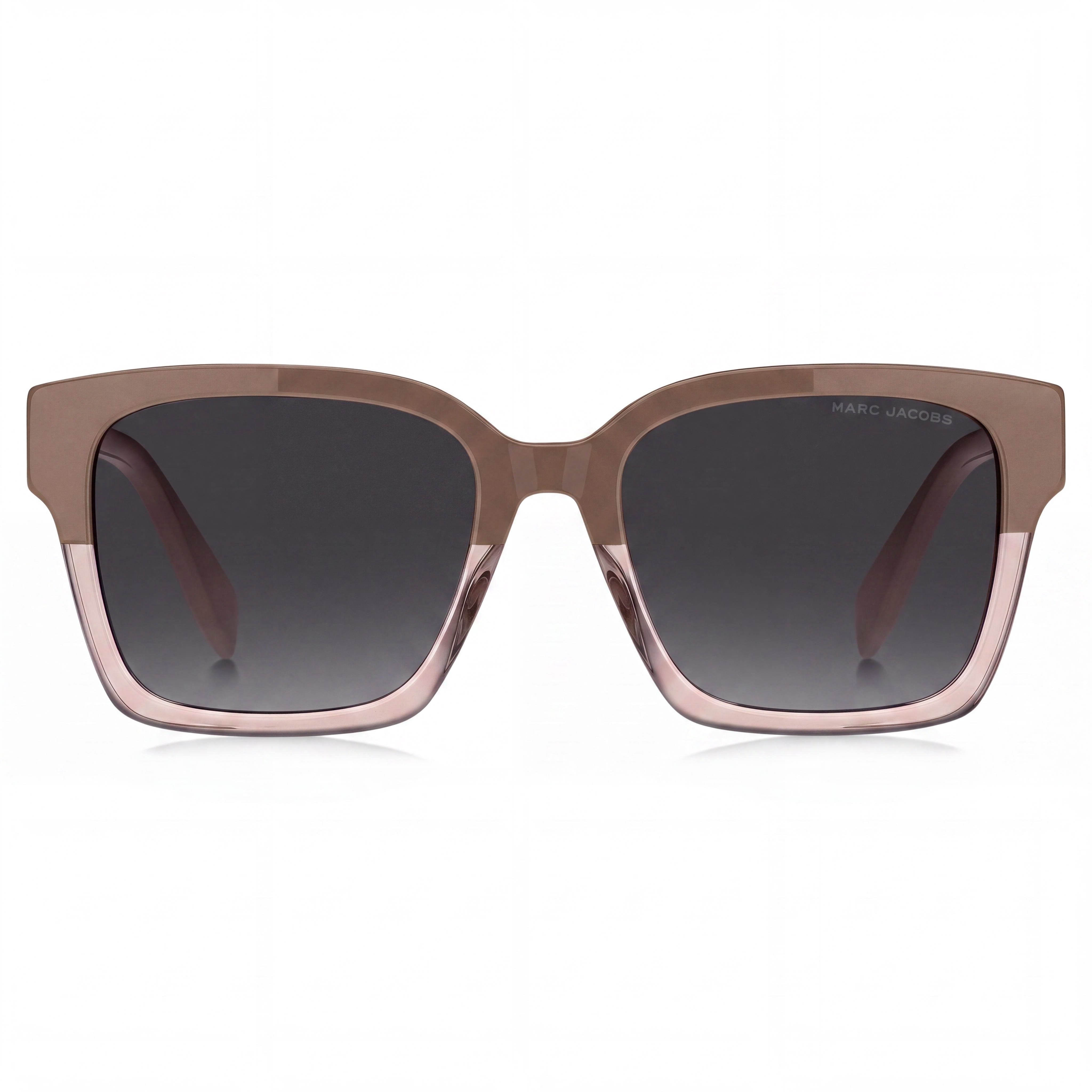 Marc Jacobs Classic MARC 814/S Women's Rectangular Beige Acetate Dark Grey Shaded Non-Polarized Sunglasses 18-18-140mm, Photo 2