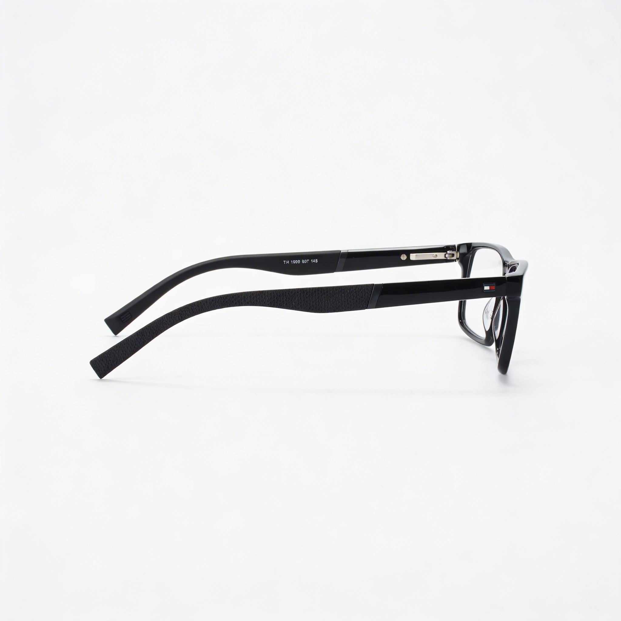 Tommy Hilfiger Gafas Modernas de Montura de Acetato para Mujer, Negras, con Lentes de Policarbonato, Ancho de Lente de 56 mm, Photo 3