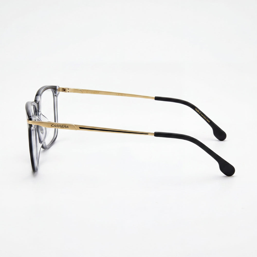 Carrera Unisex RECTANGULAR / CUADRADO Plástico Negro Montura de Cristal Policarbonato Sin-Lentes Gafas de 55mm