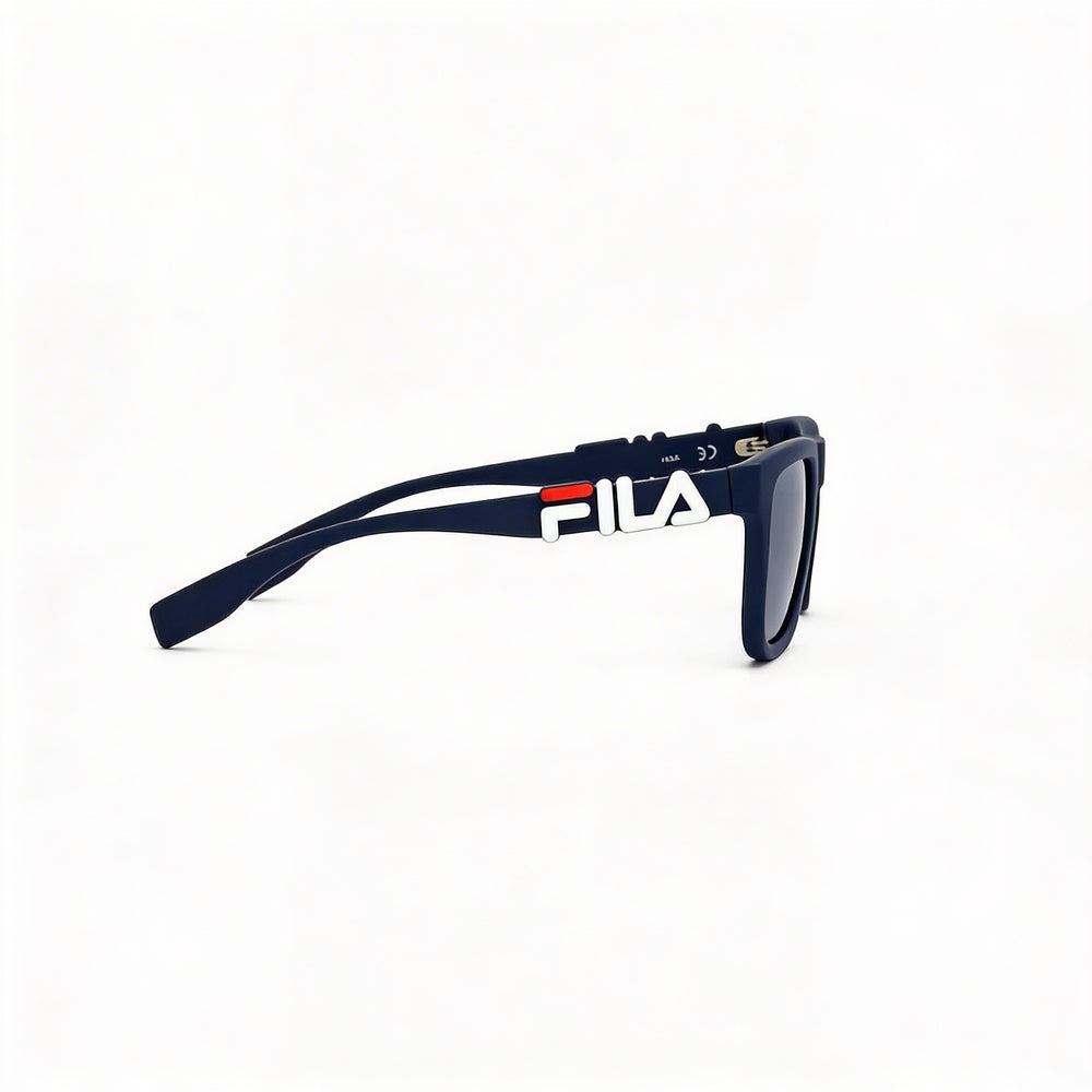 Fila Classic Men's Matte Blue Injected Frame UV Protection Non-Polarized Sunglasses 51mm